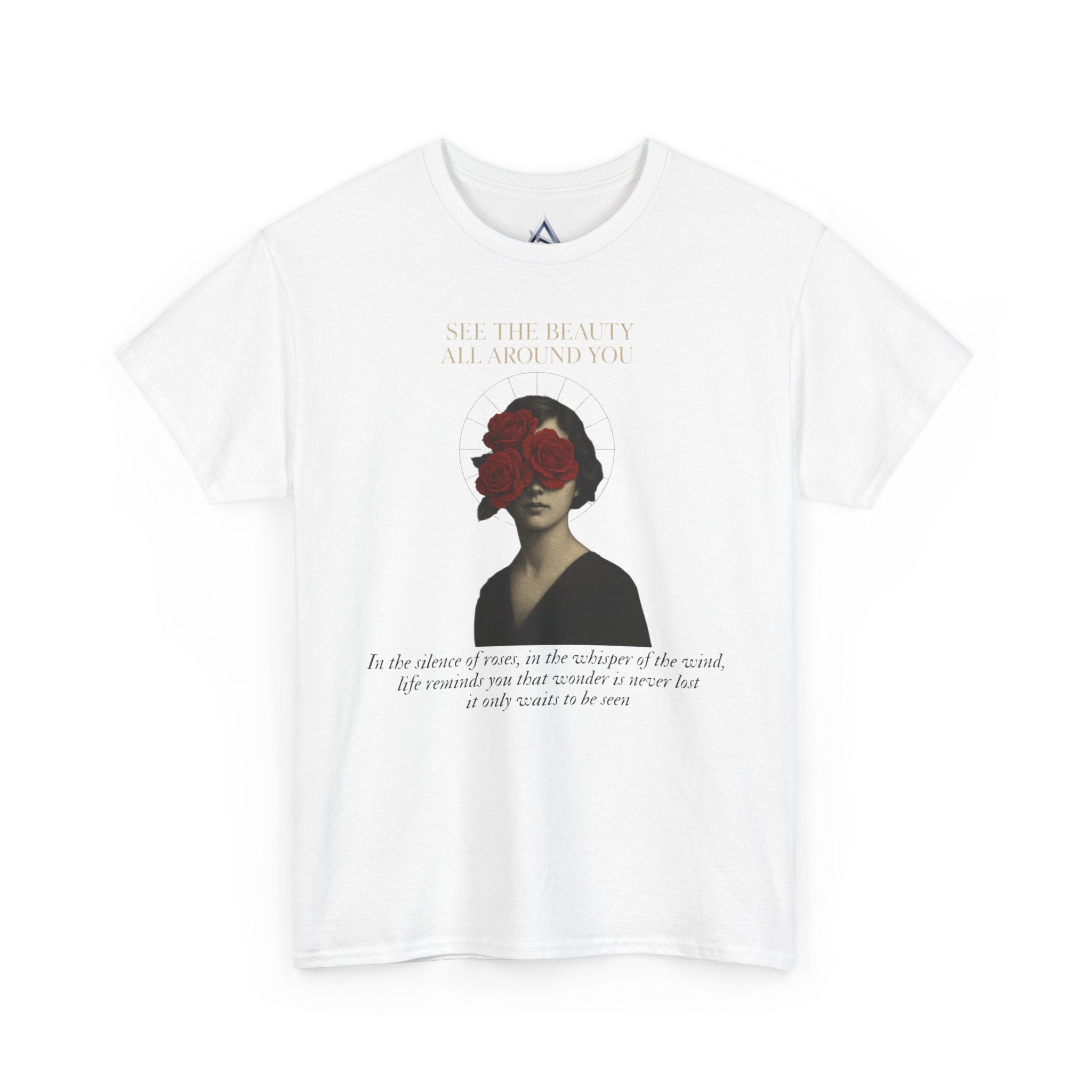 Artistic Floral Heavy Cotton Tee