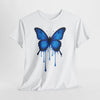Blue Butterfly Art Unisex Heavy Cotton Tee