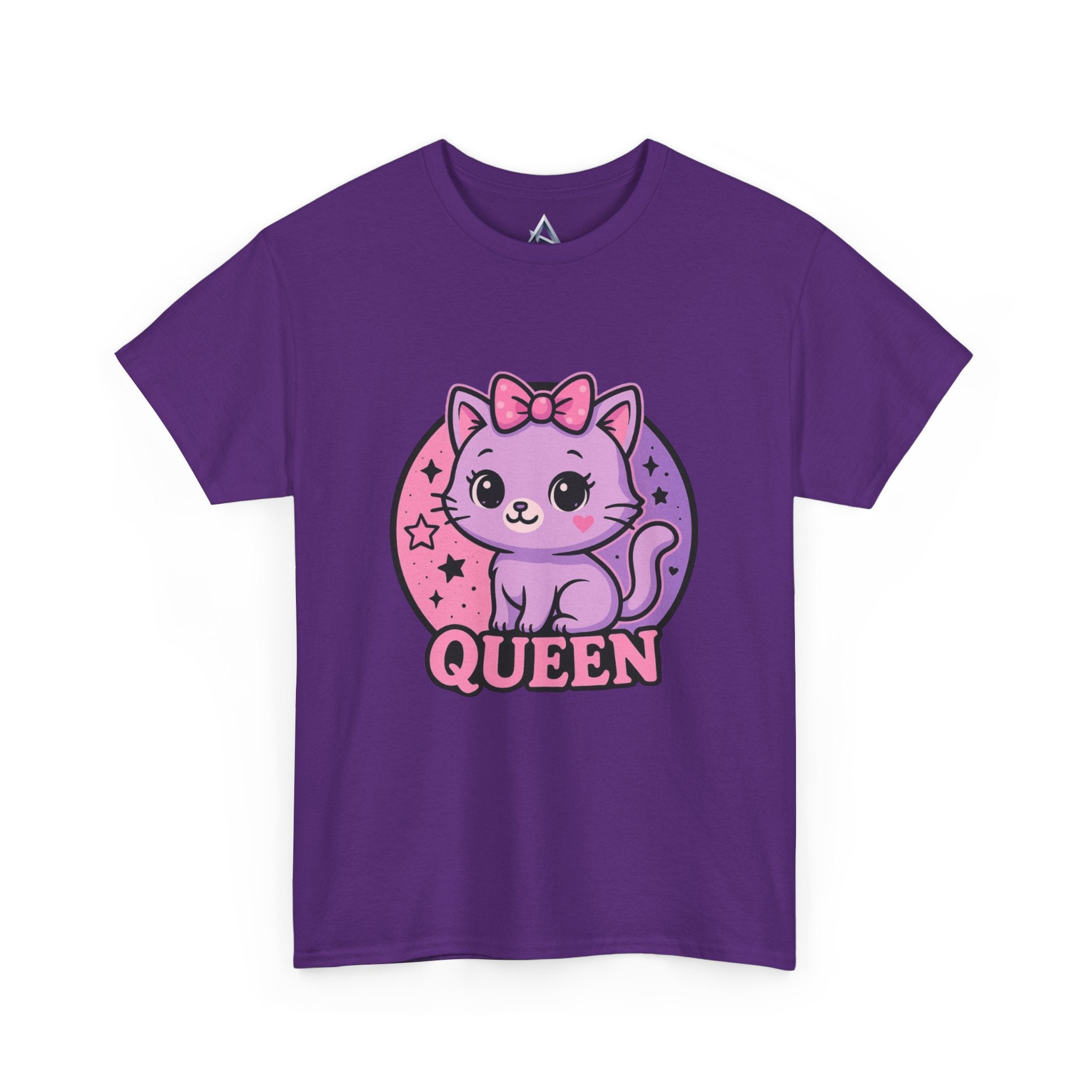 Cute Cat Queen Unisex Heavy Cotton Tee