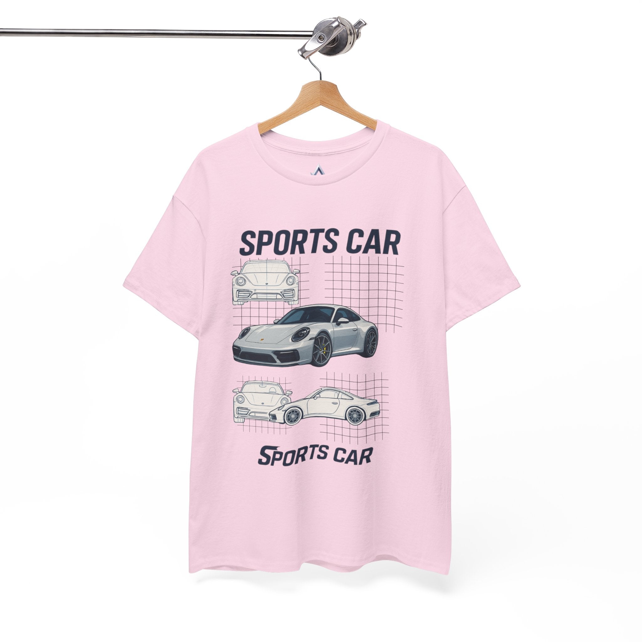 Sporty Car Graphic Heavy Cotton Tee