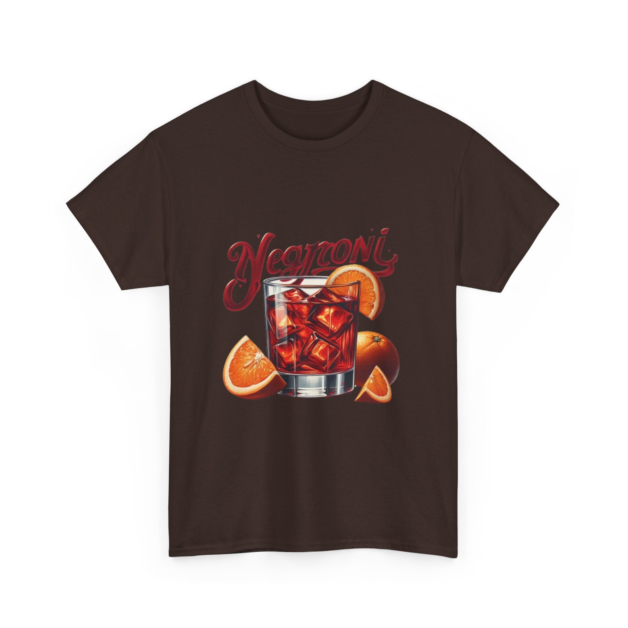 Negroni Cocktail Unisex Heavy Cotton Tee