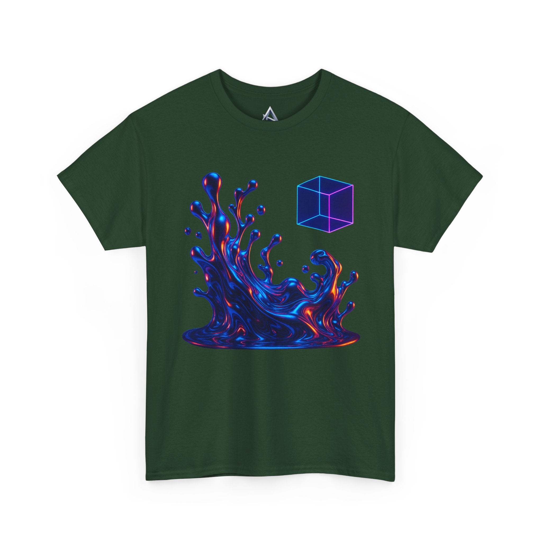 Vibrant Splash Art Unisex Heavy Cotton Tee
