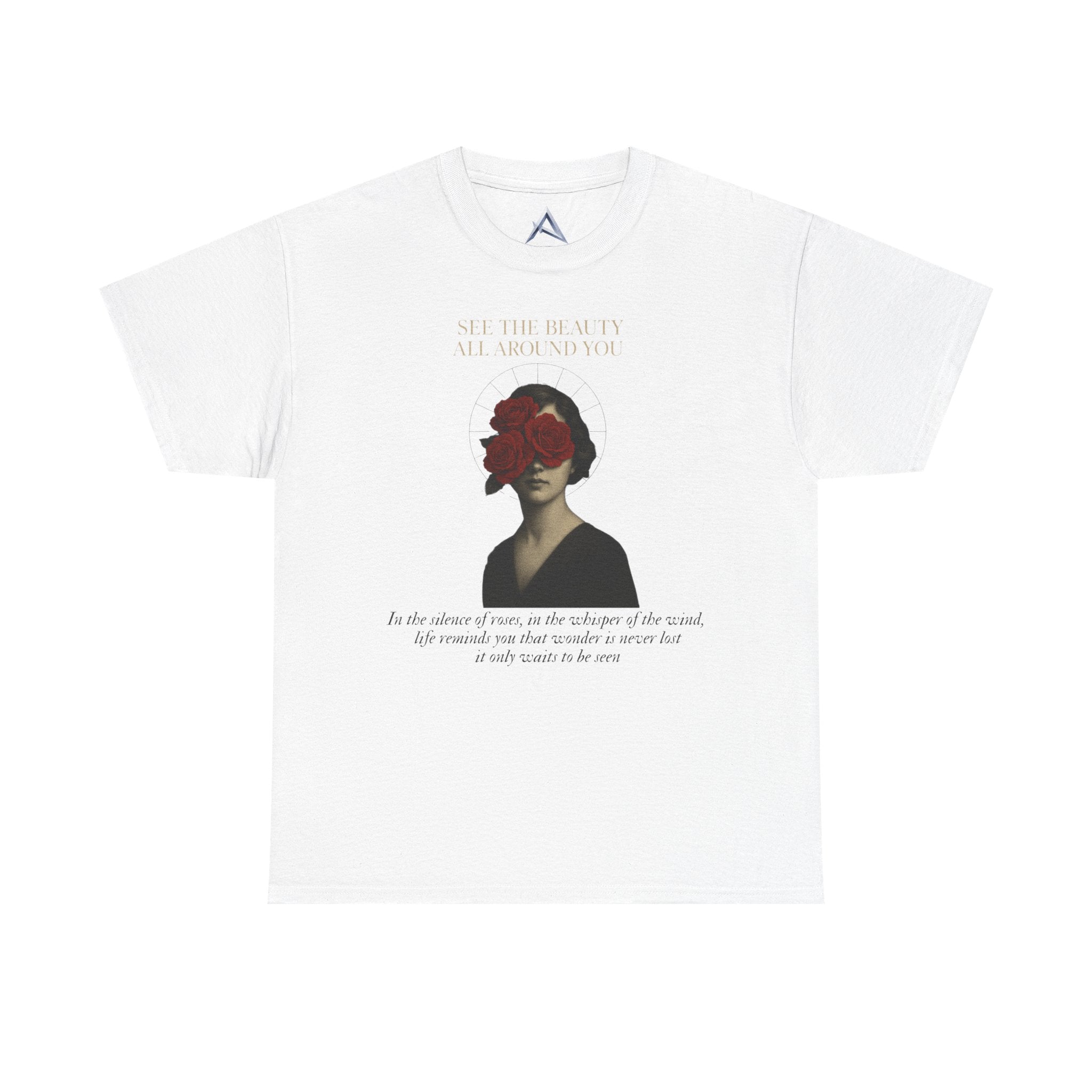 Artistic Floral Heavy Cotton Tee