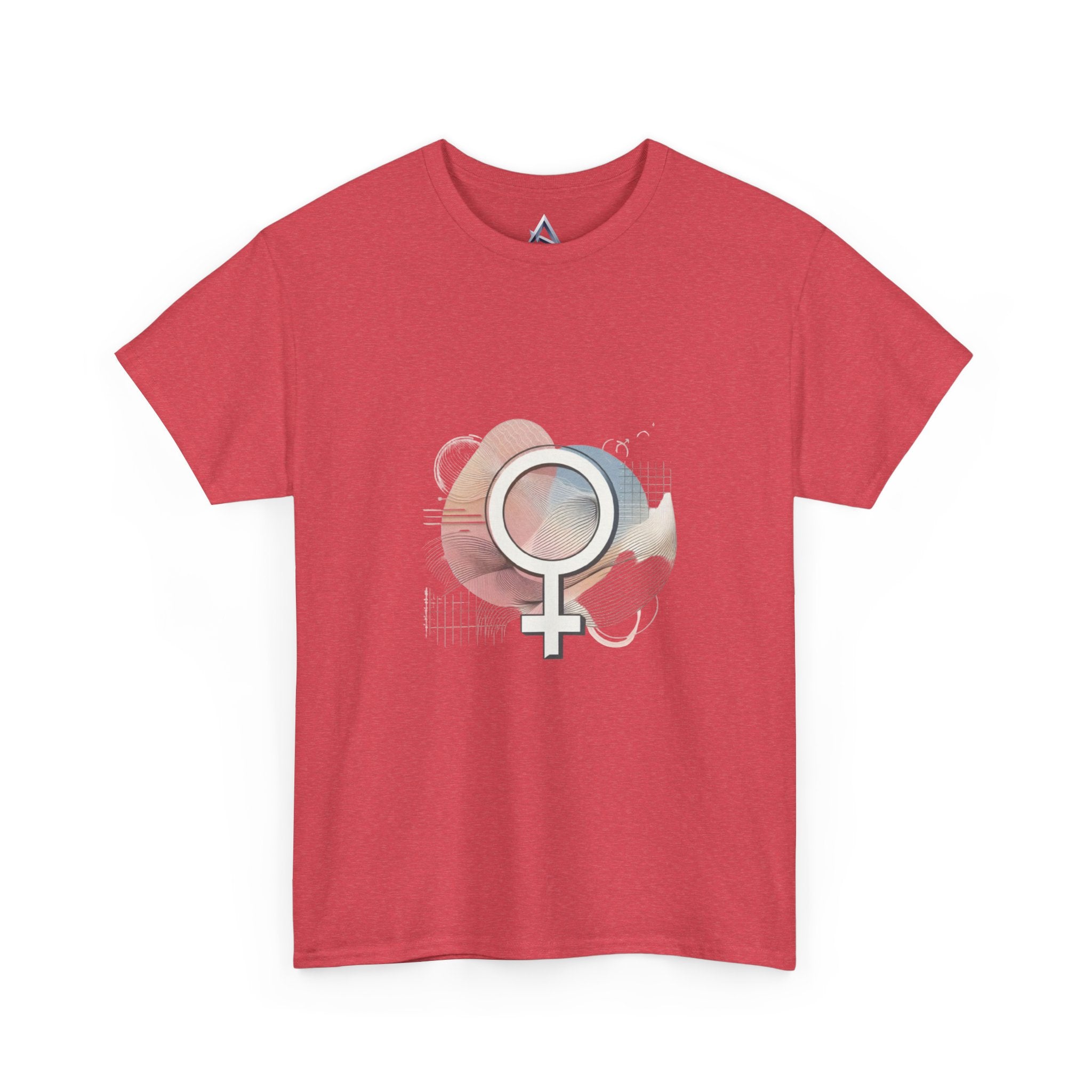 Artistic Female Symbol Unisex Heavy Cotton Tee