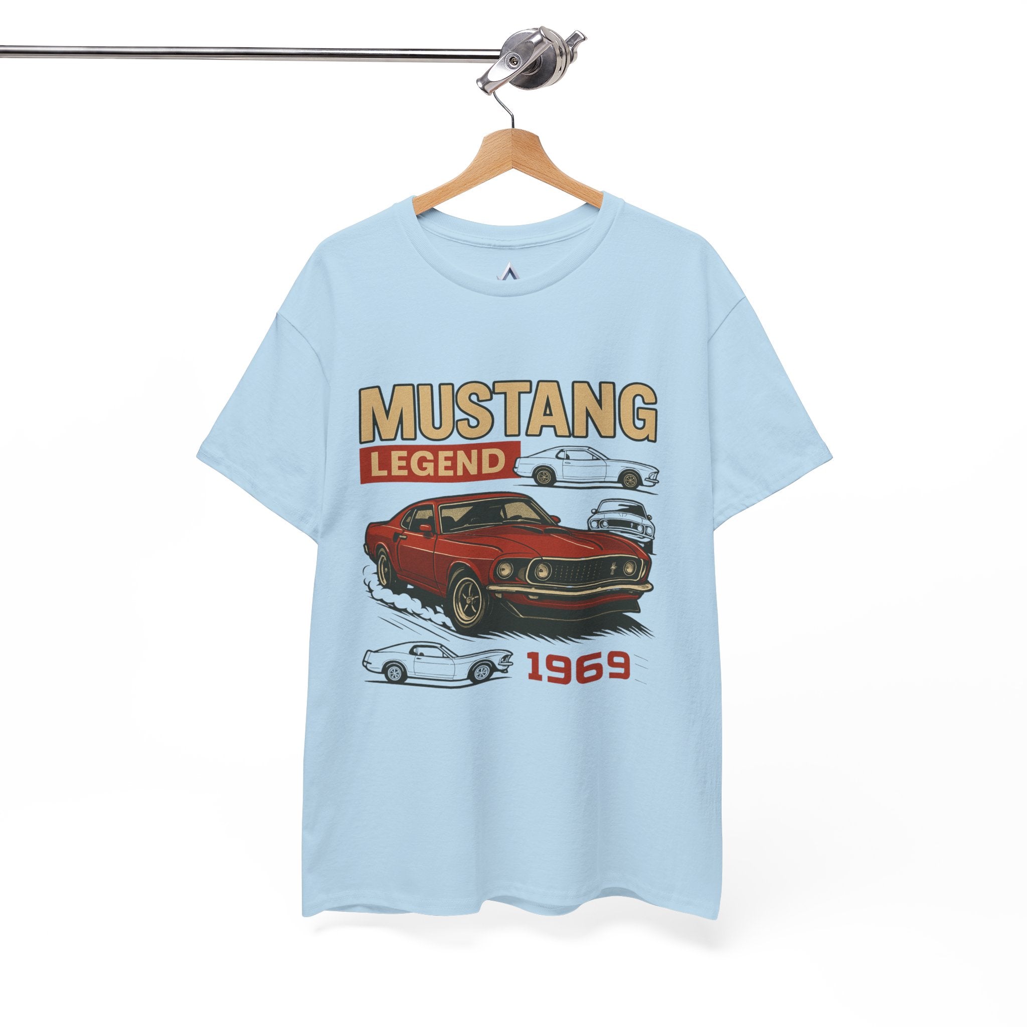 1969 Mustang Legend Unisex Heavy Cotton Tee