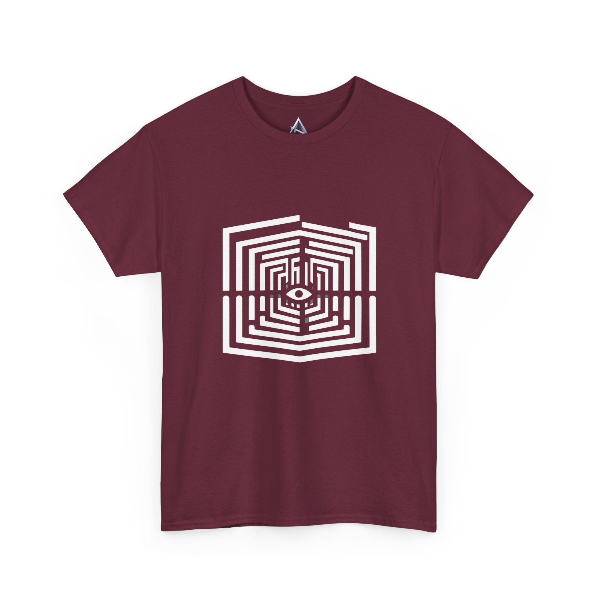 Geometric Maze Heavy Cotton Tee