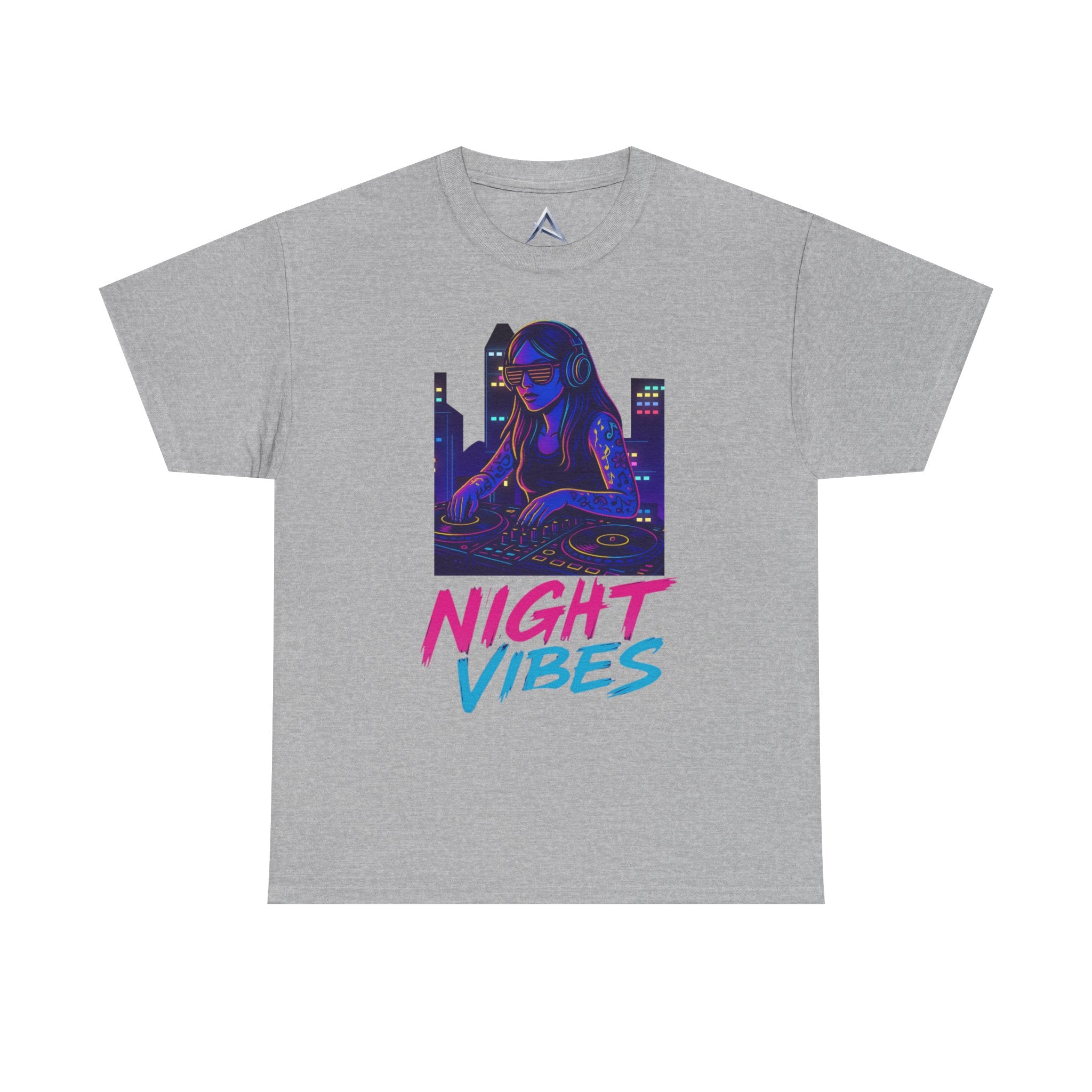 Night Vibes Unisex Heavy Cotton Tee