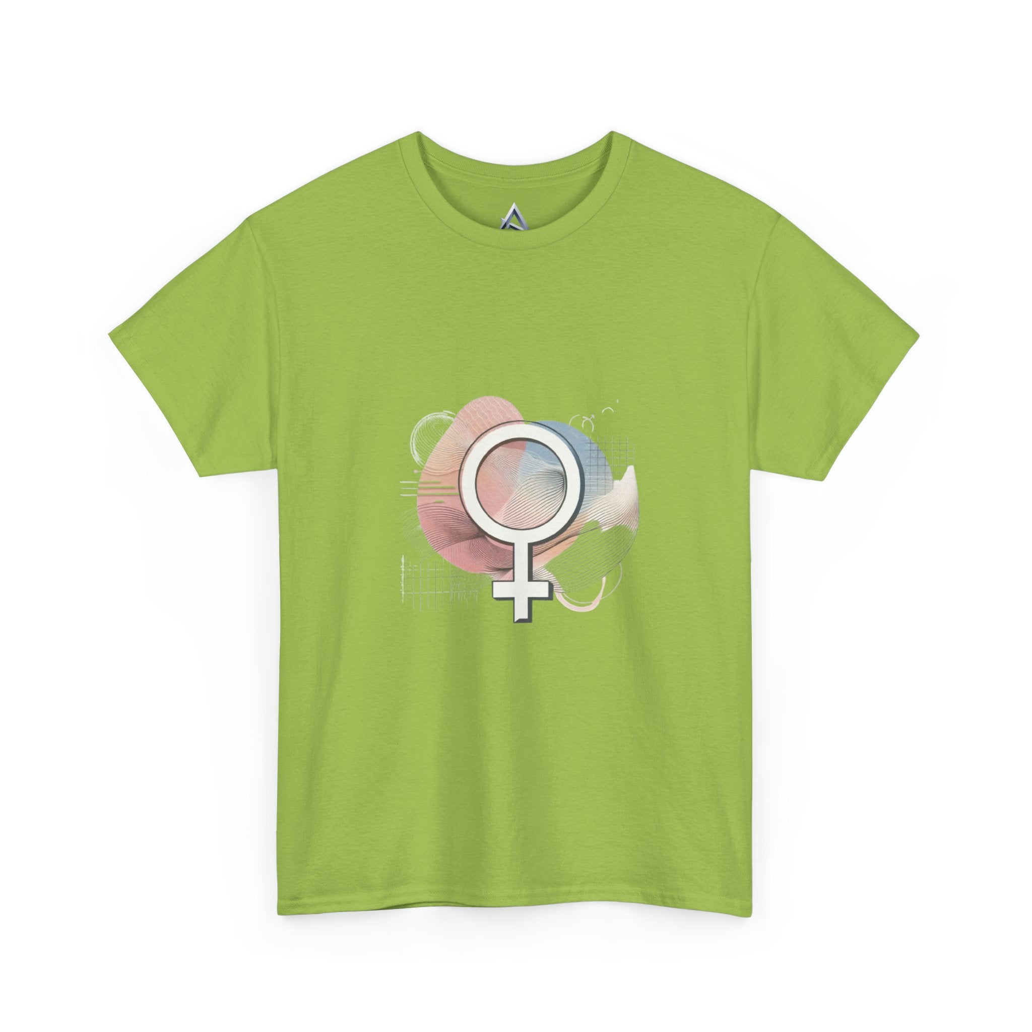 Artistic Female Symbol Unisex Heavy Cotton Tee