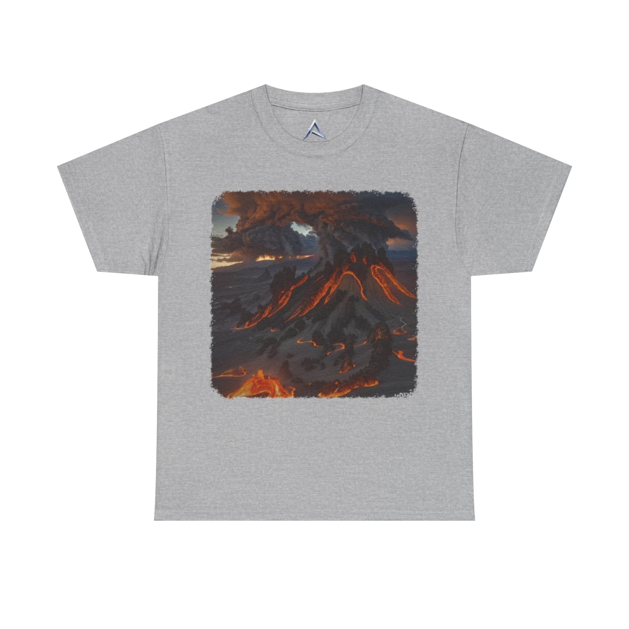 Volcanic Eruption Unisex Heavy Cotton Tee