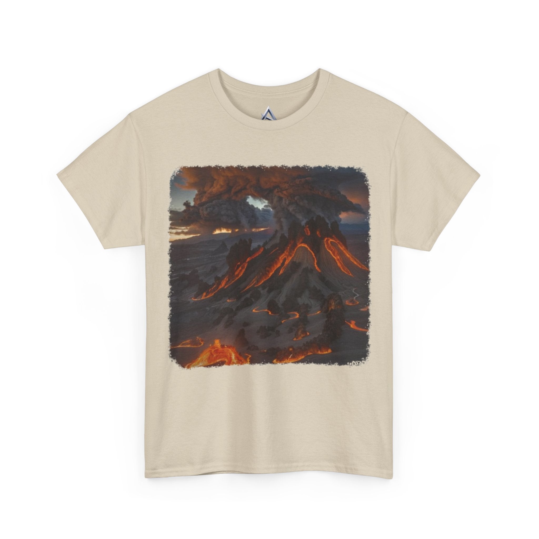 Volcanic Eruption Unisex Heavy Cotton Tee