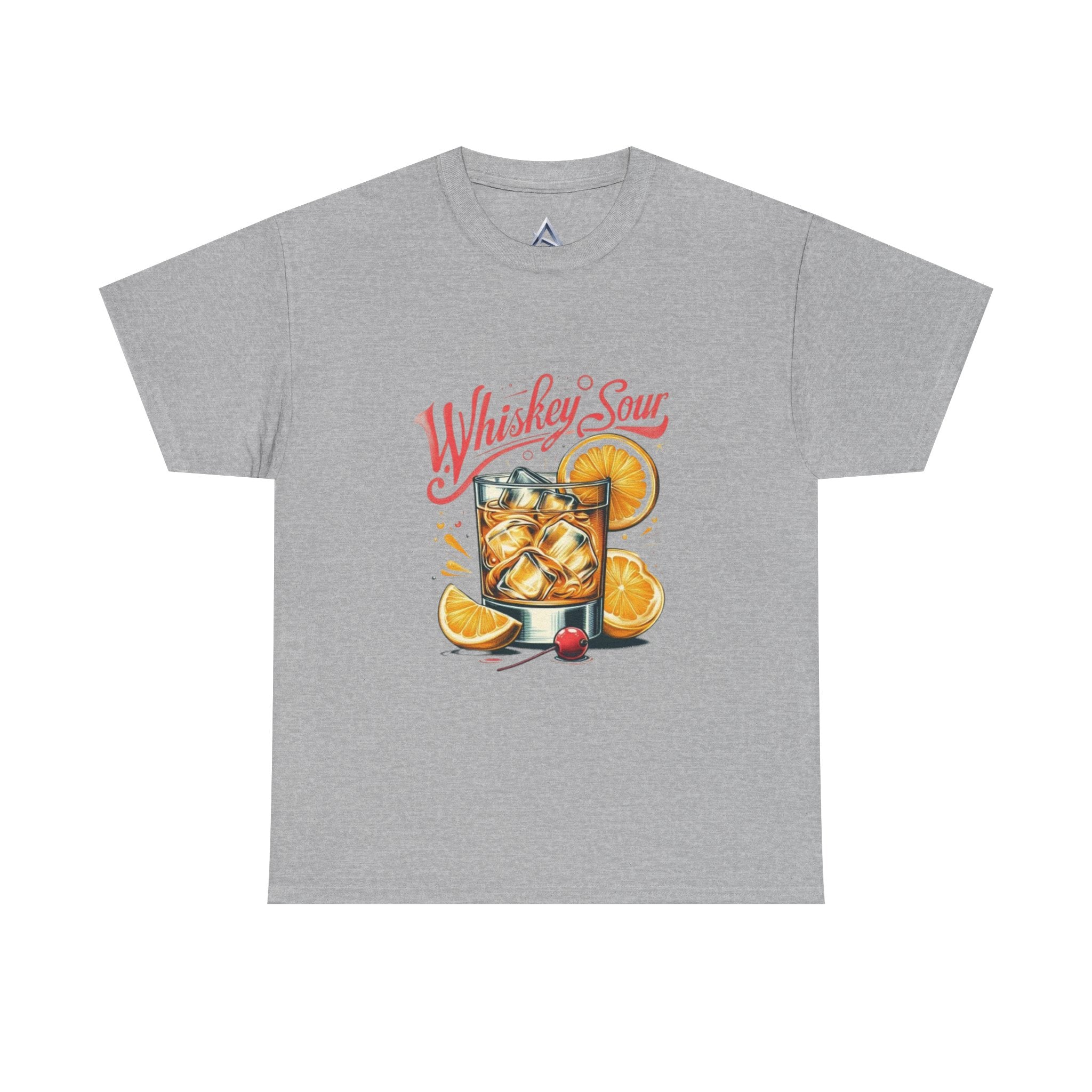Whiskey Sour Cocktail Unisex Heavy Cotton Tee