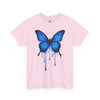 Blue Butterfly Art Unisex Heavy Cotton Tee