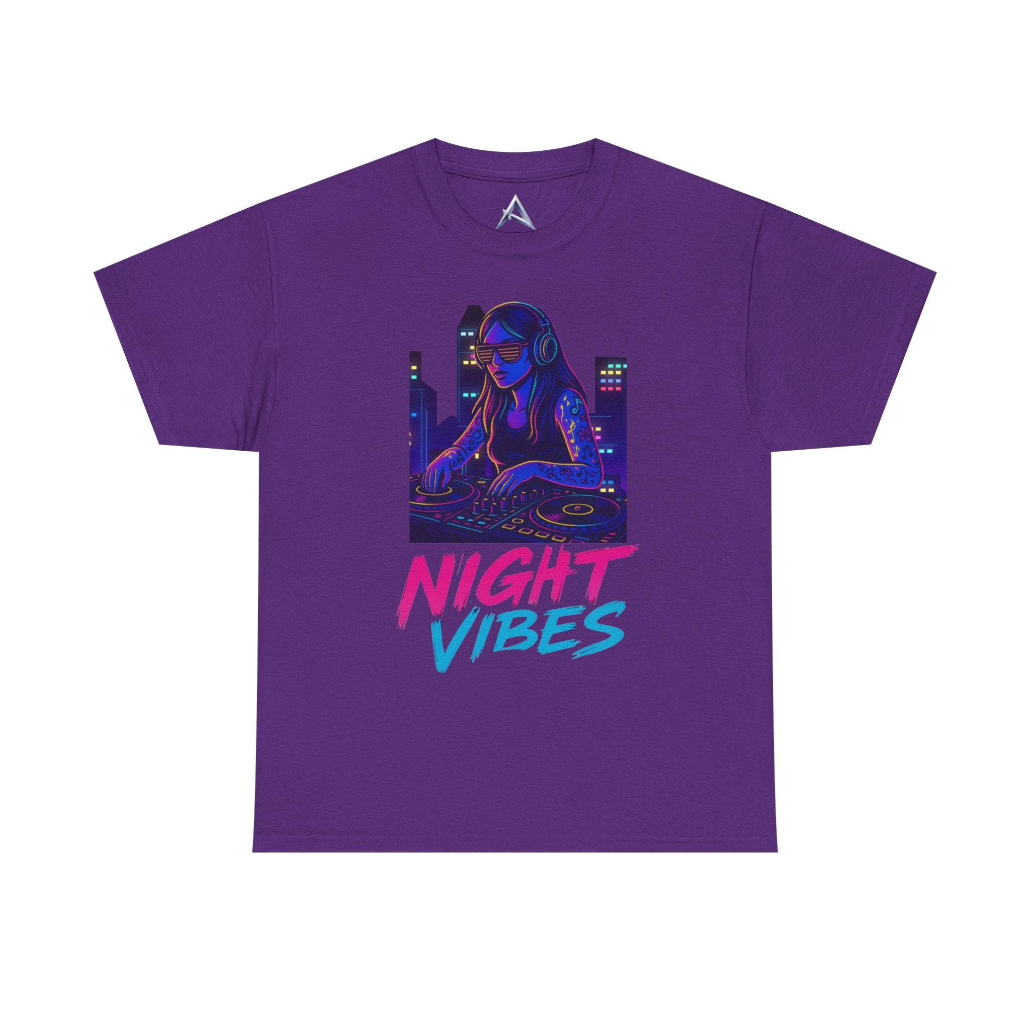 Night Vibes Unisex Heavy Cotton Tee
