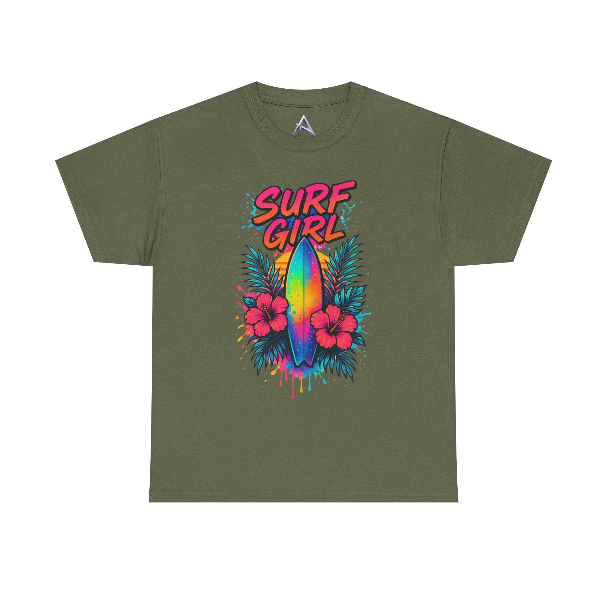 Surf Girl Vintage Heavy Cotton Tee
