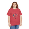 Floral Feminist Empowering Statement Heavy Cotton Custom Tee