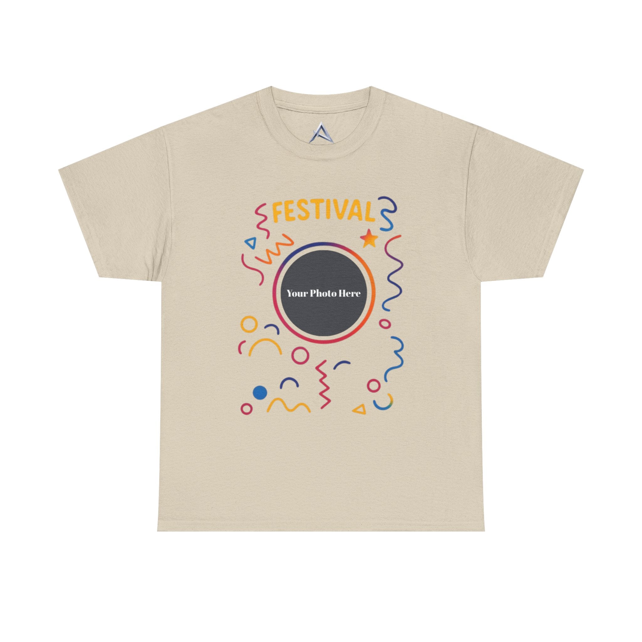 Festival Custom Photo Heavy Cotton Tee