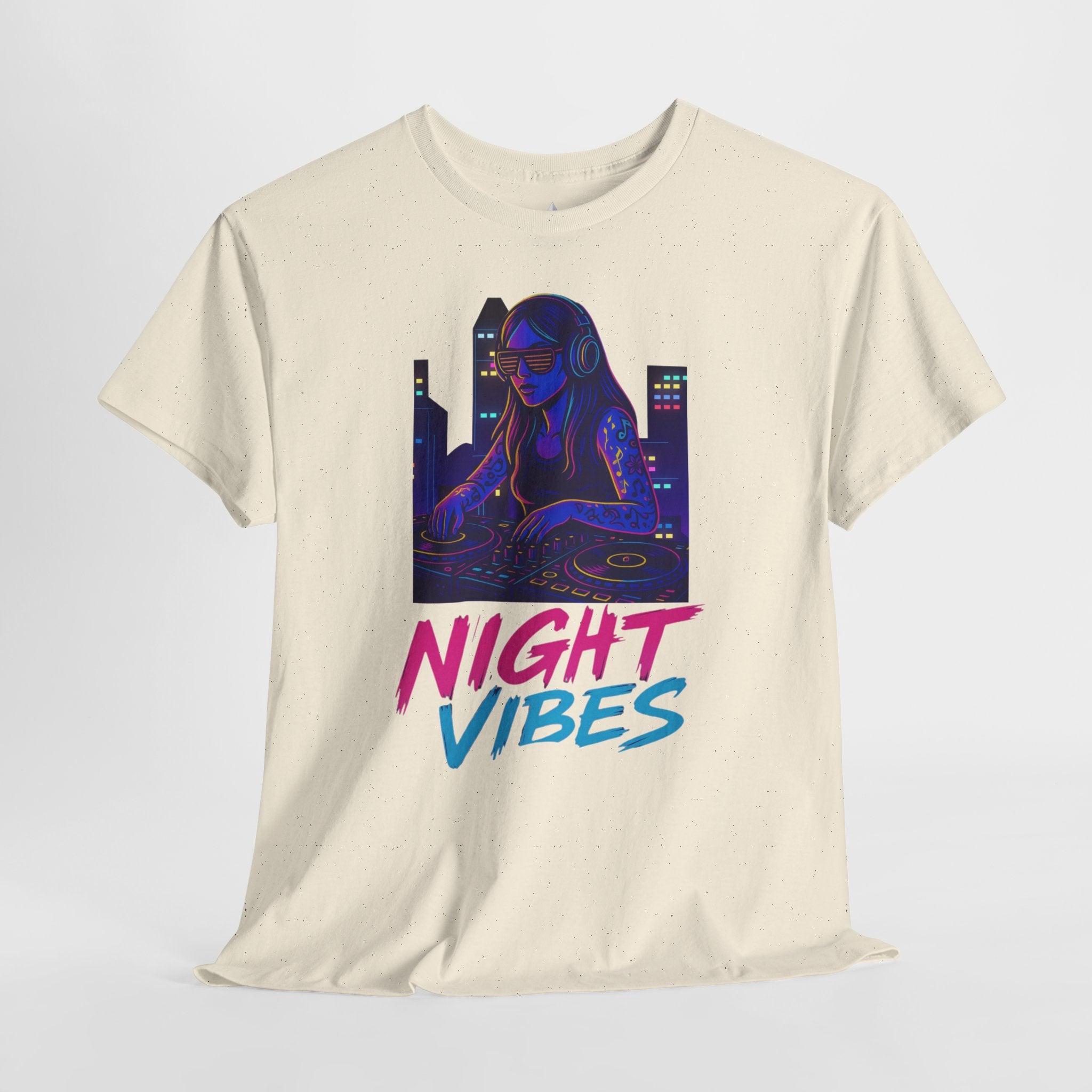 Night Vibes Unisex Heavy Cotton Tee