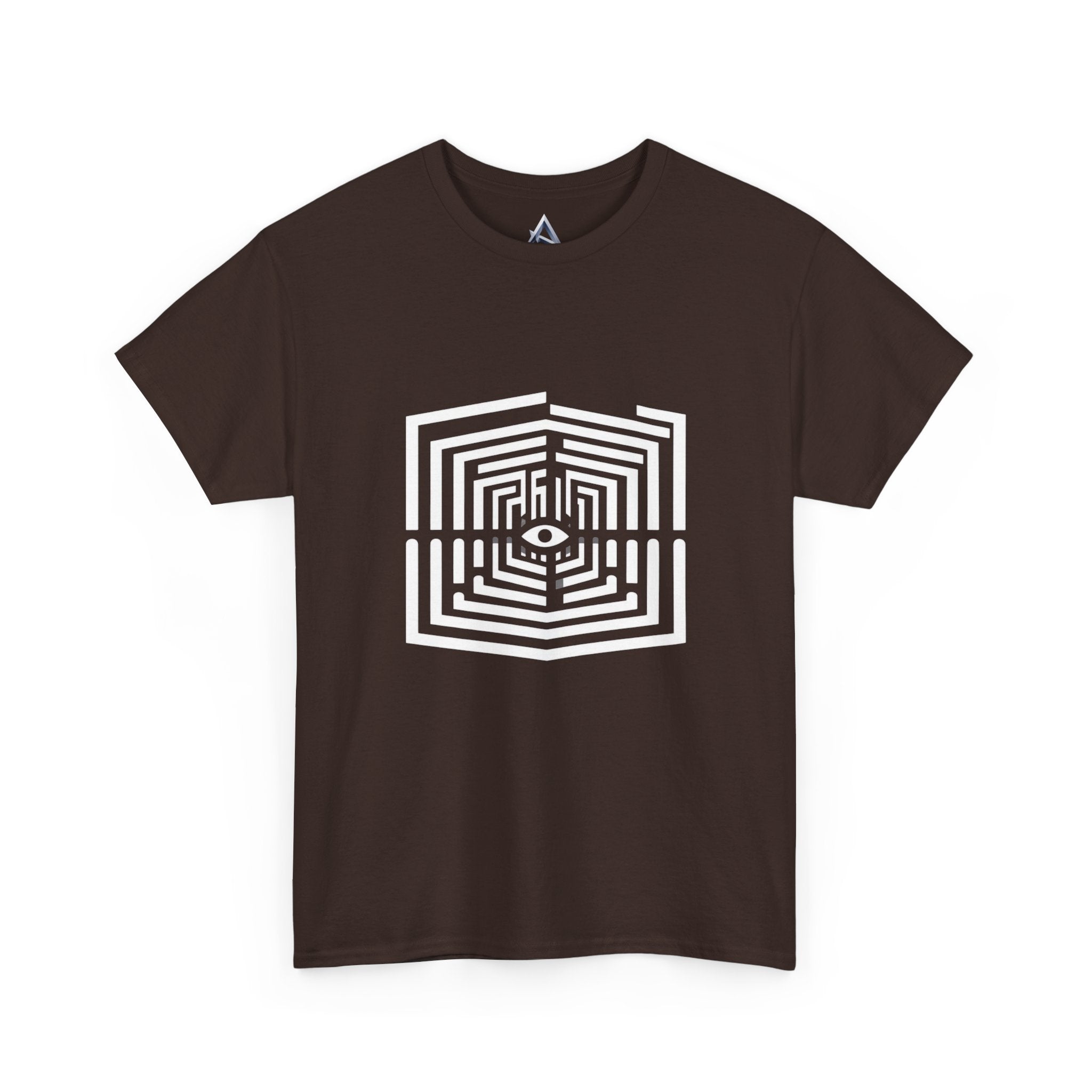 Geometric Maze Heavy Cotton Tee