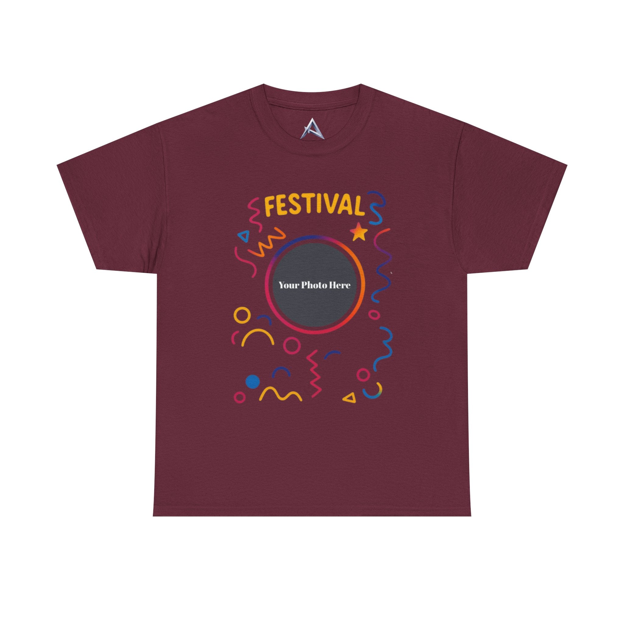 Festival Custom Photo Heavy Cotton Tee
