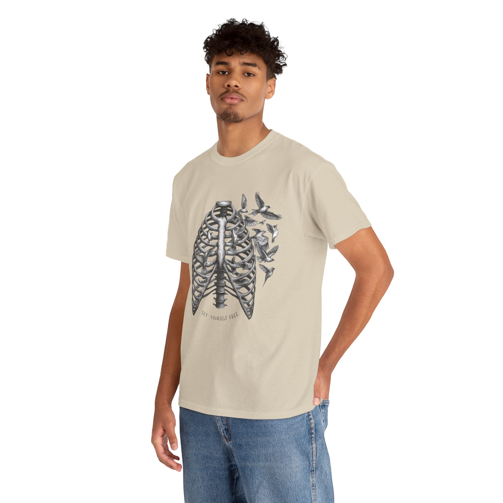 Botanical Lungs Unisex Heavy Cotton Tee