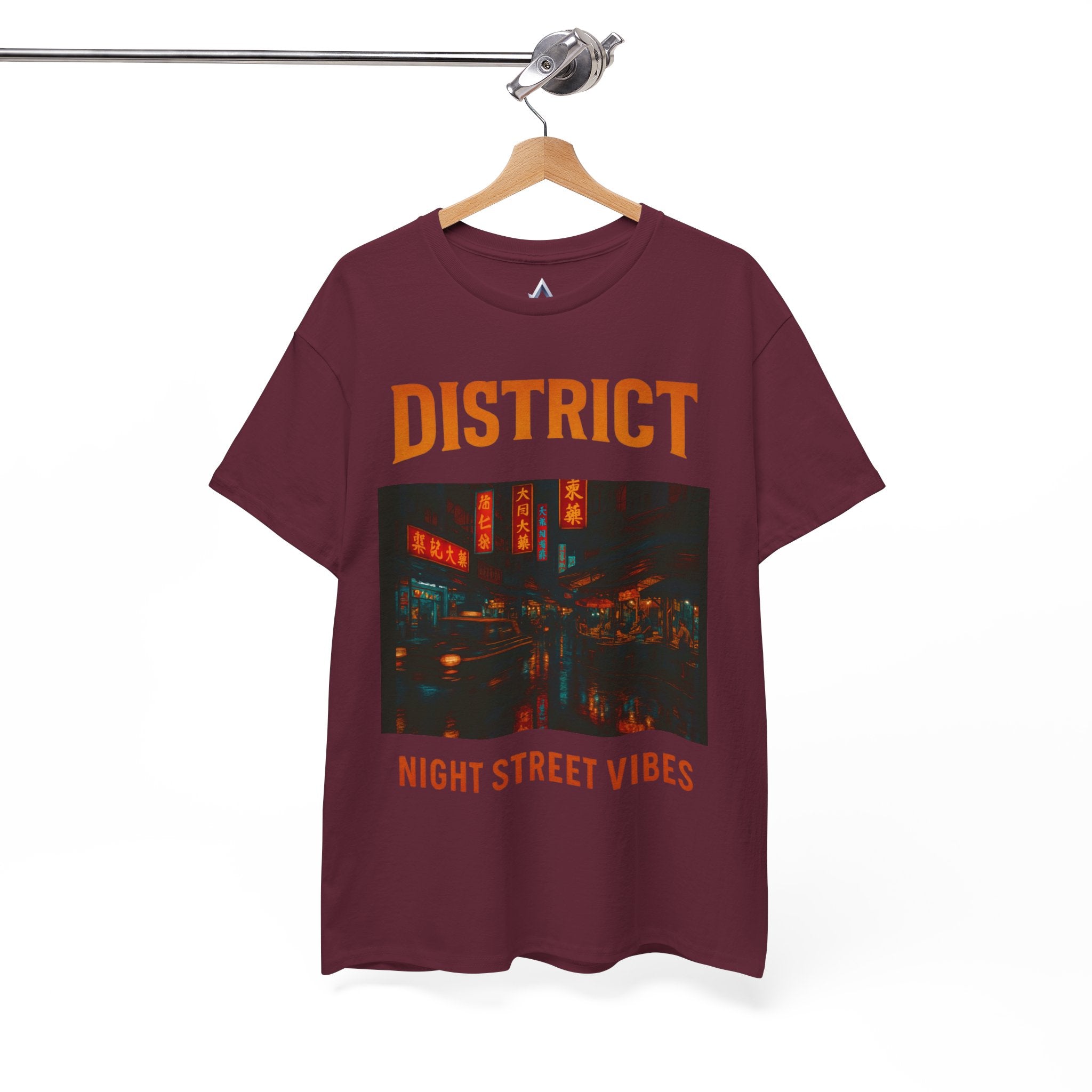 District Night Street Vibes Unisex Heavy Cotton Tee