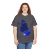 Blue Butterfly Graphic Heavy Cotton Tee