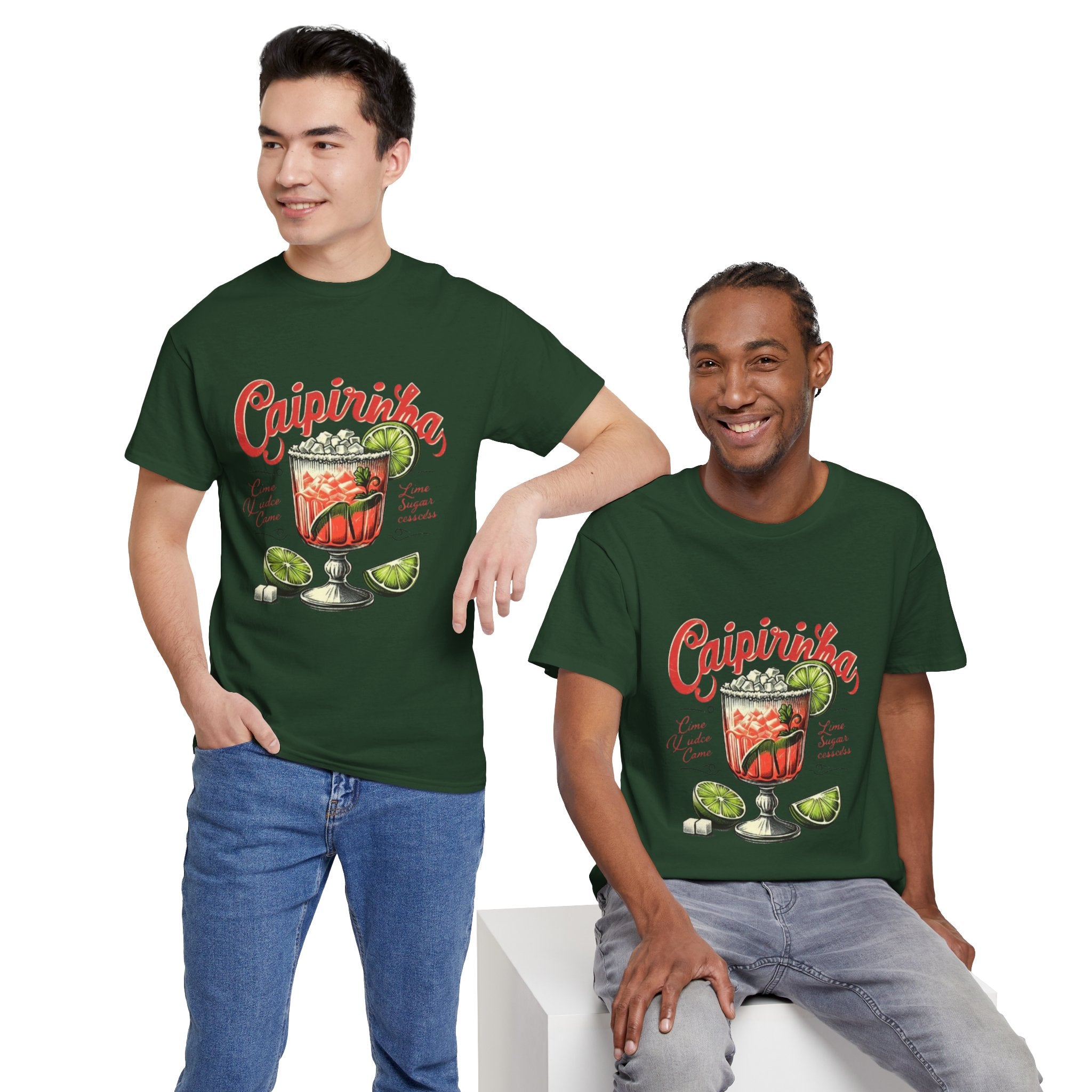 Caipirinha Cocktail Unisex Heavy Cotton Tee