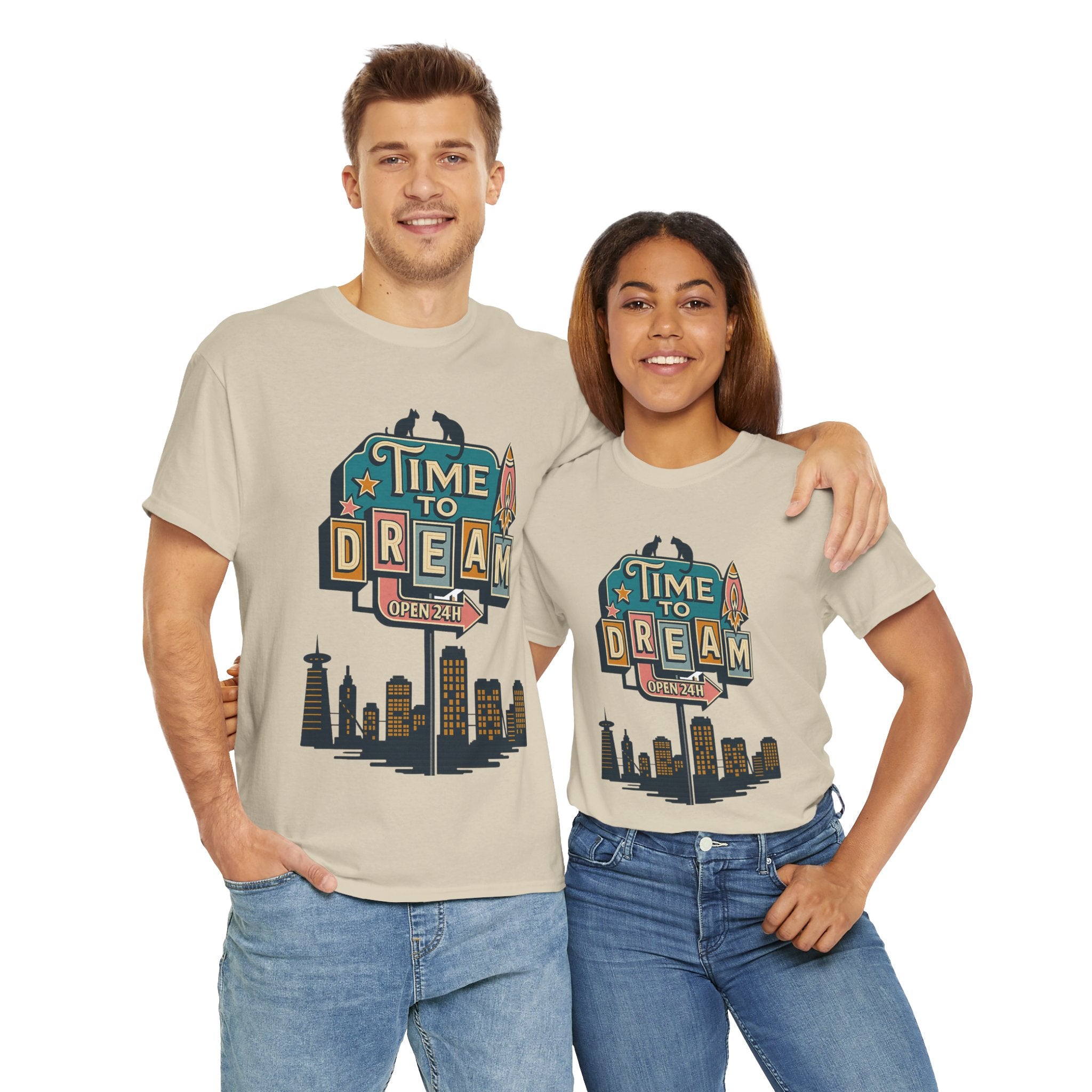 Dream Town Unisex Heavy Cotton Tee