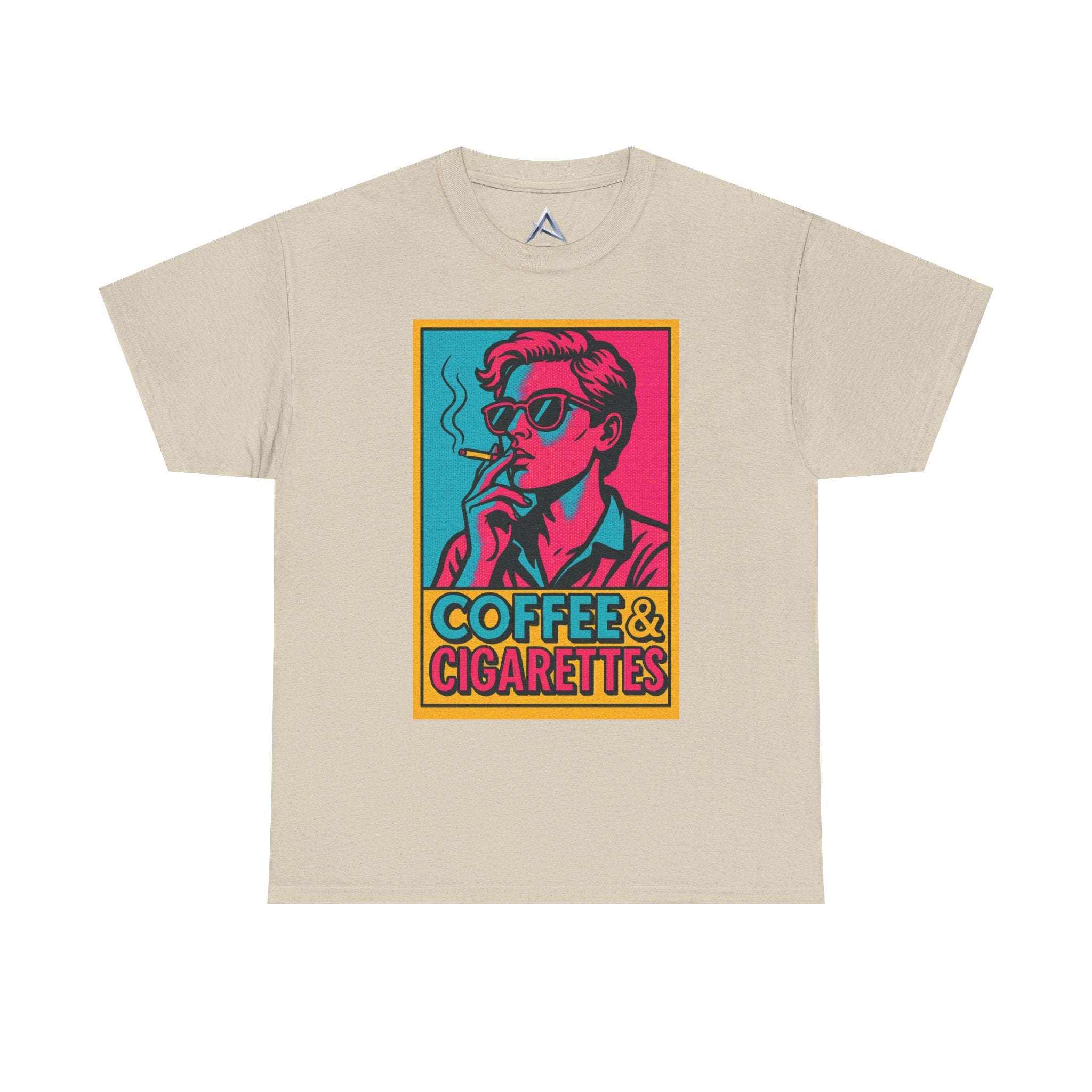 Coffee & Cigarettes Vintage Unisex Heavy Cotton Tee
