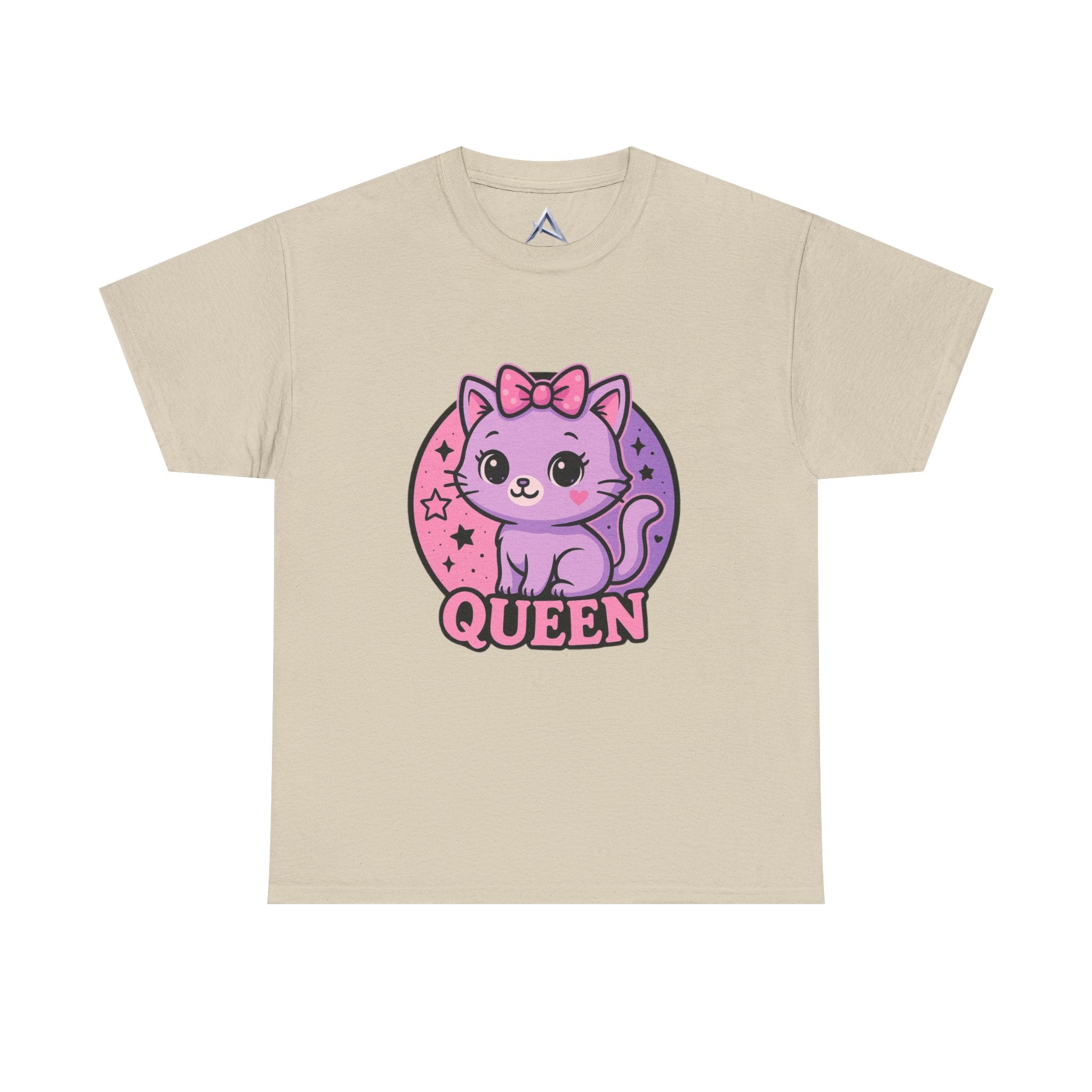 Cute Cat Queen Unisex Heavy Cotton Tee