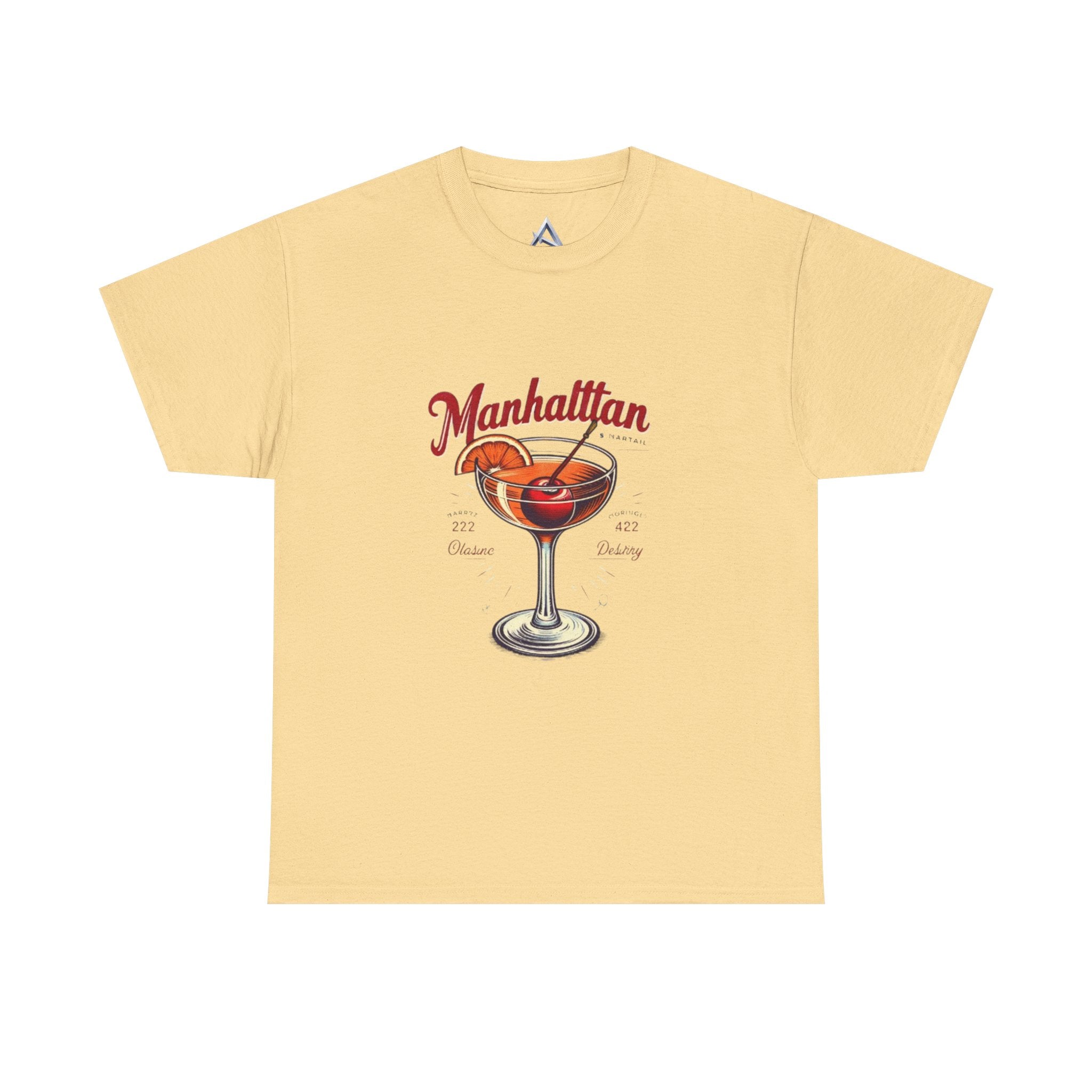 Manhattan Cocktail Unisex Heavy Cotton Tee