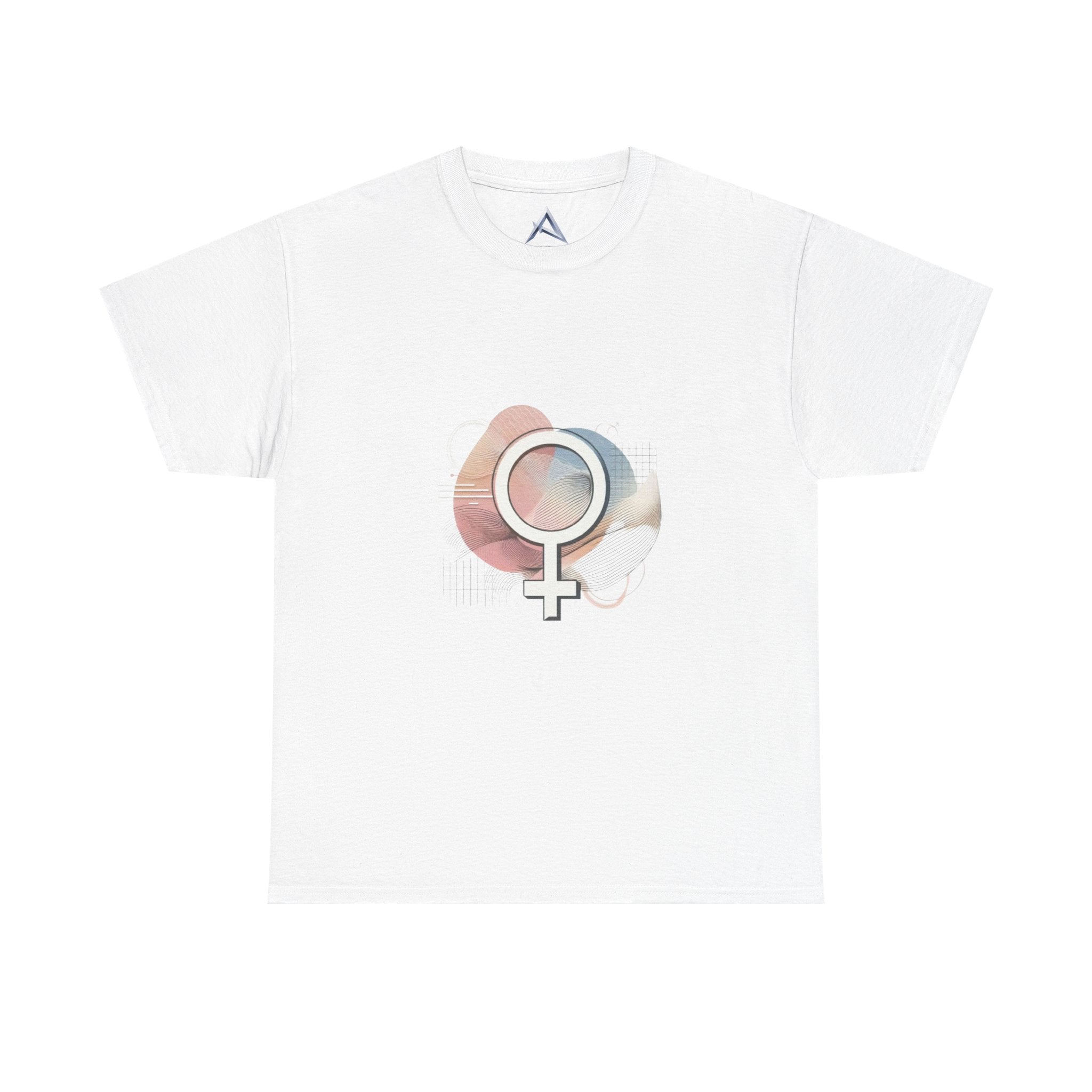 Artistic Female Symbol Unisex Heavy Cotton Tee
