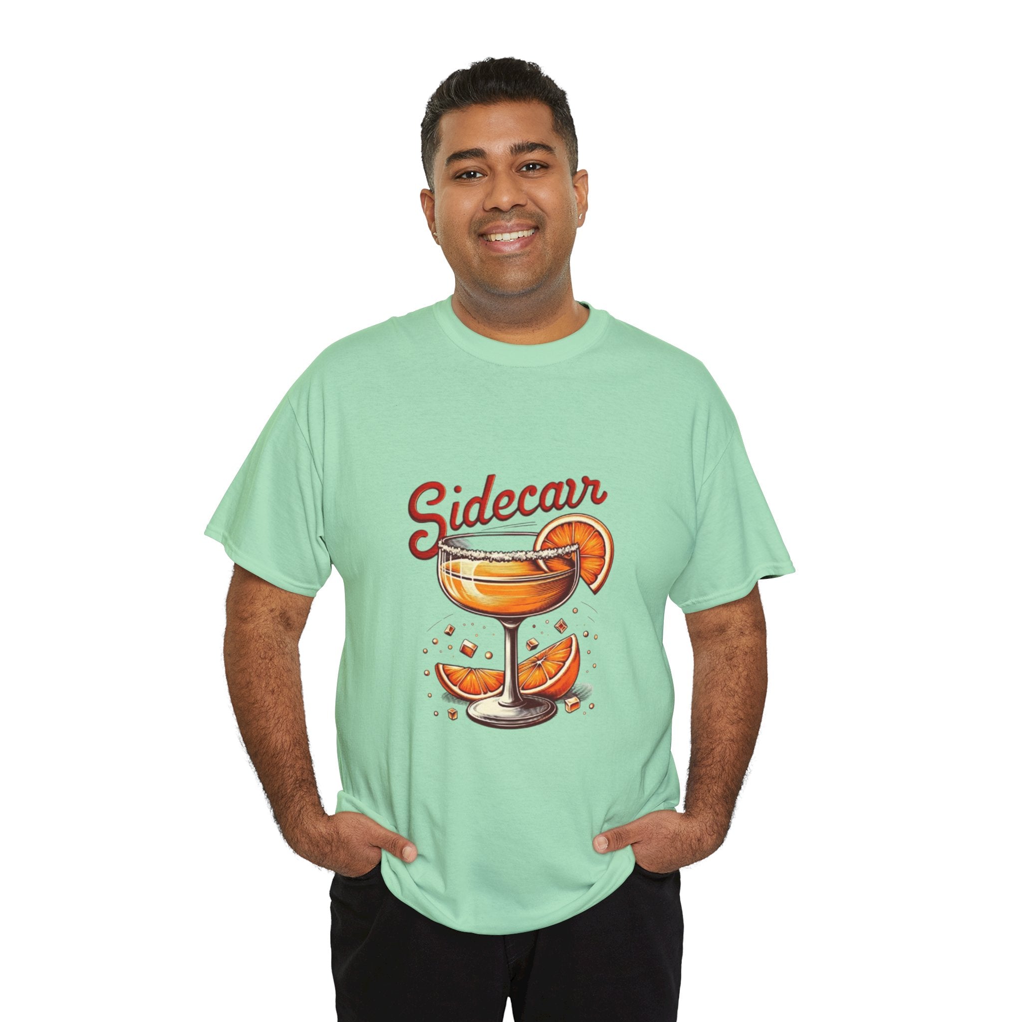Sidecar Cocktail Unisex Heavy Cotton Tee