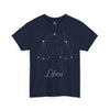 Libra Constellation Unisex Heavy Cotton Tee