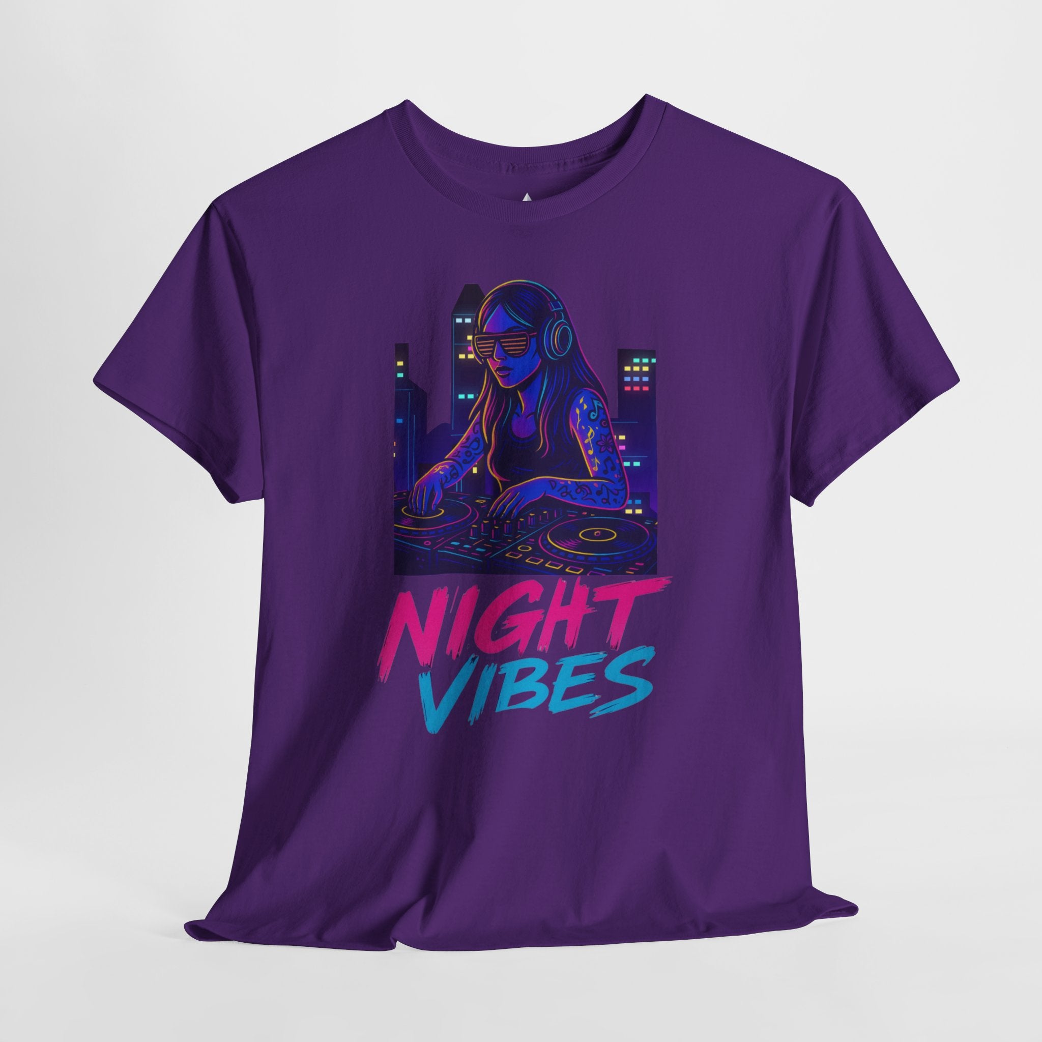 Night Vibes Unisex Heavy Cotton Tee
