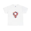 Floral Feminist Empowering Statement Heavy Cotton Custom Tee