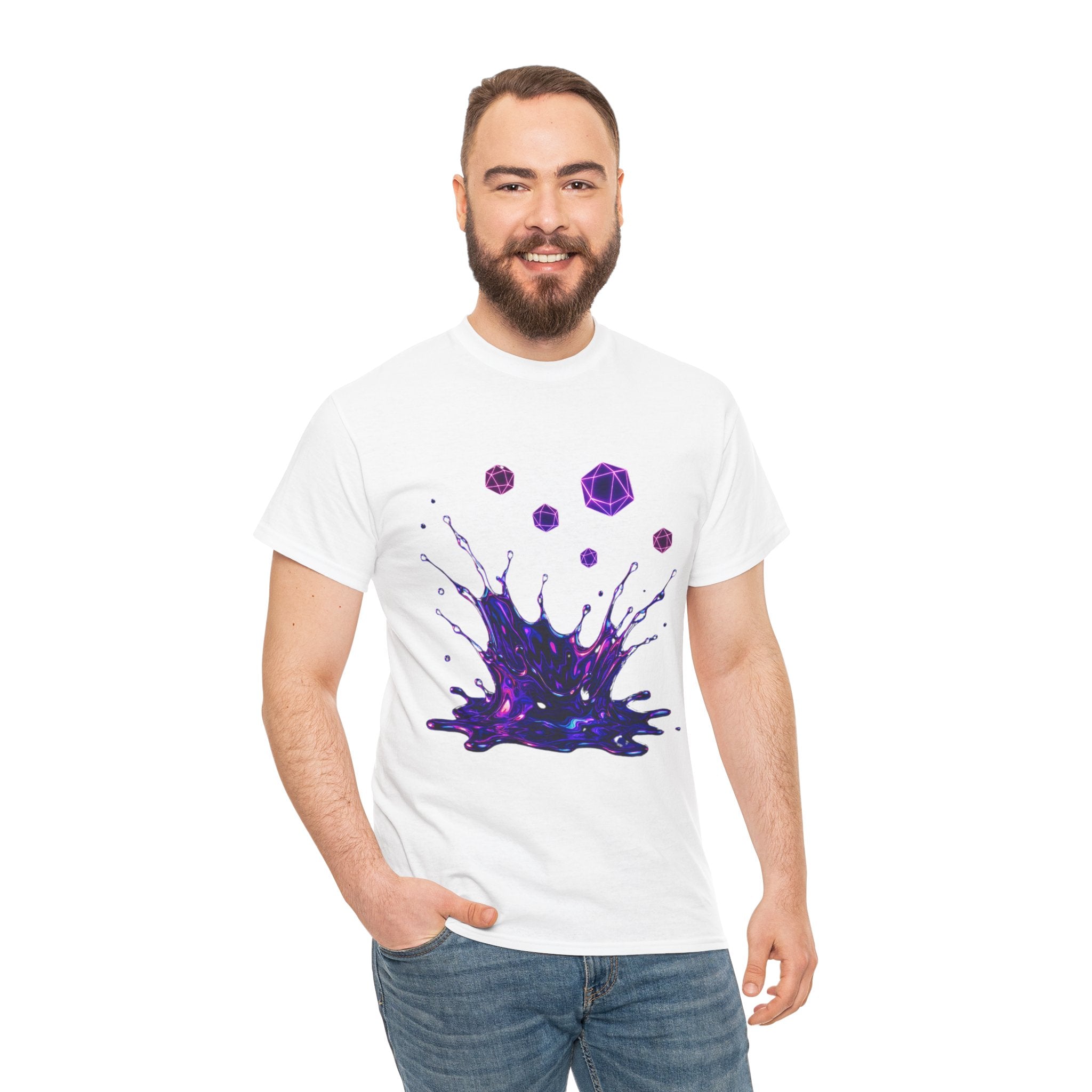 Cosmic Splash Unisex Heavy Cotton Tee