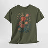 Cosmic Floral Unisex Heavy Cotton Tee