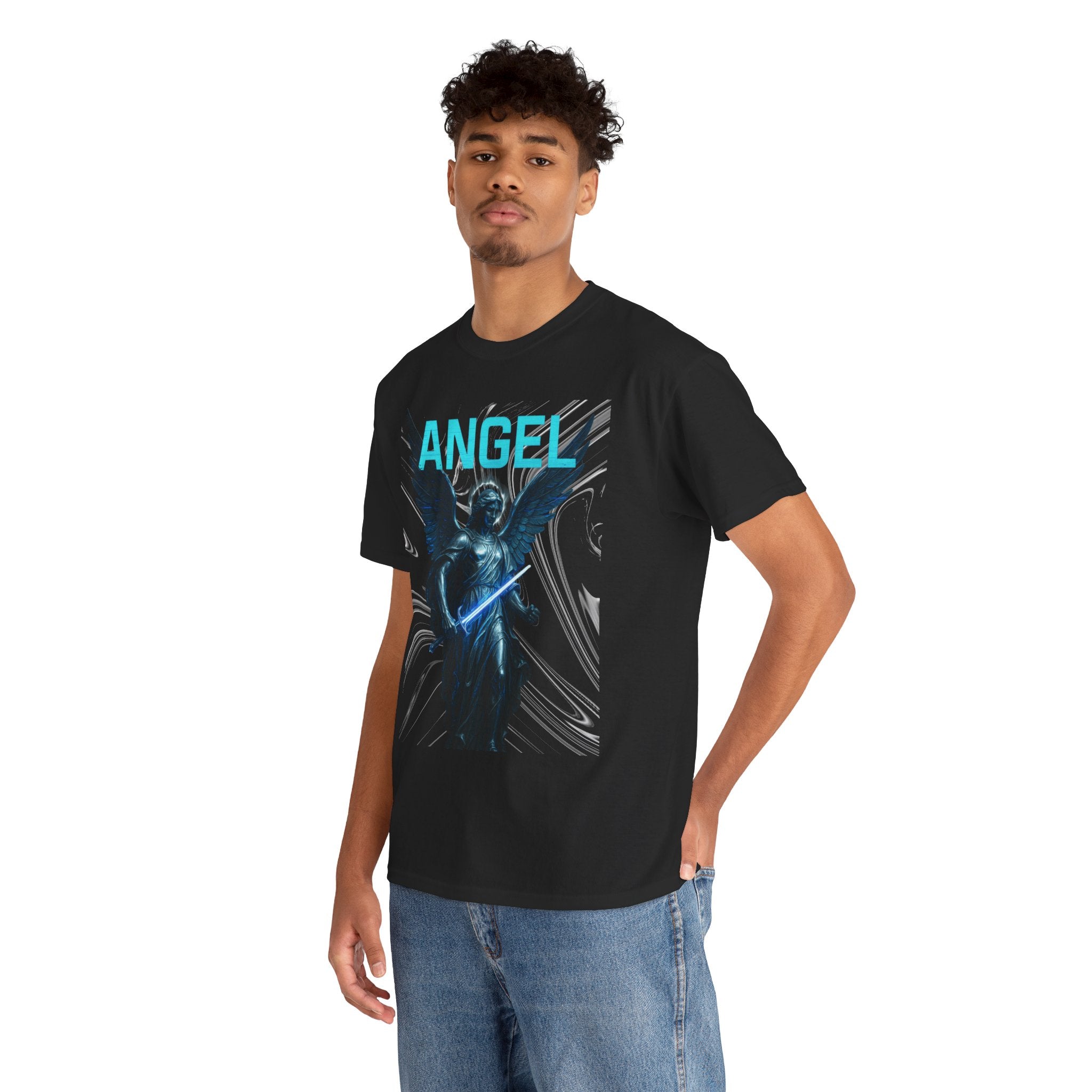 Angelic Warrior Unisex Heavy Cotton Tee