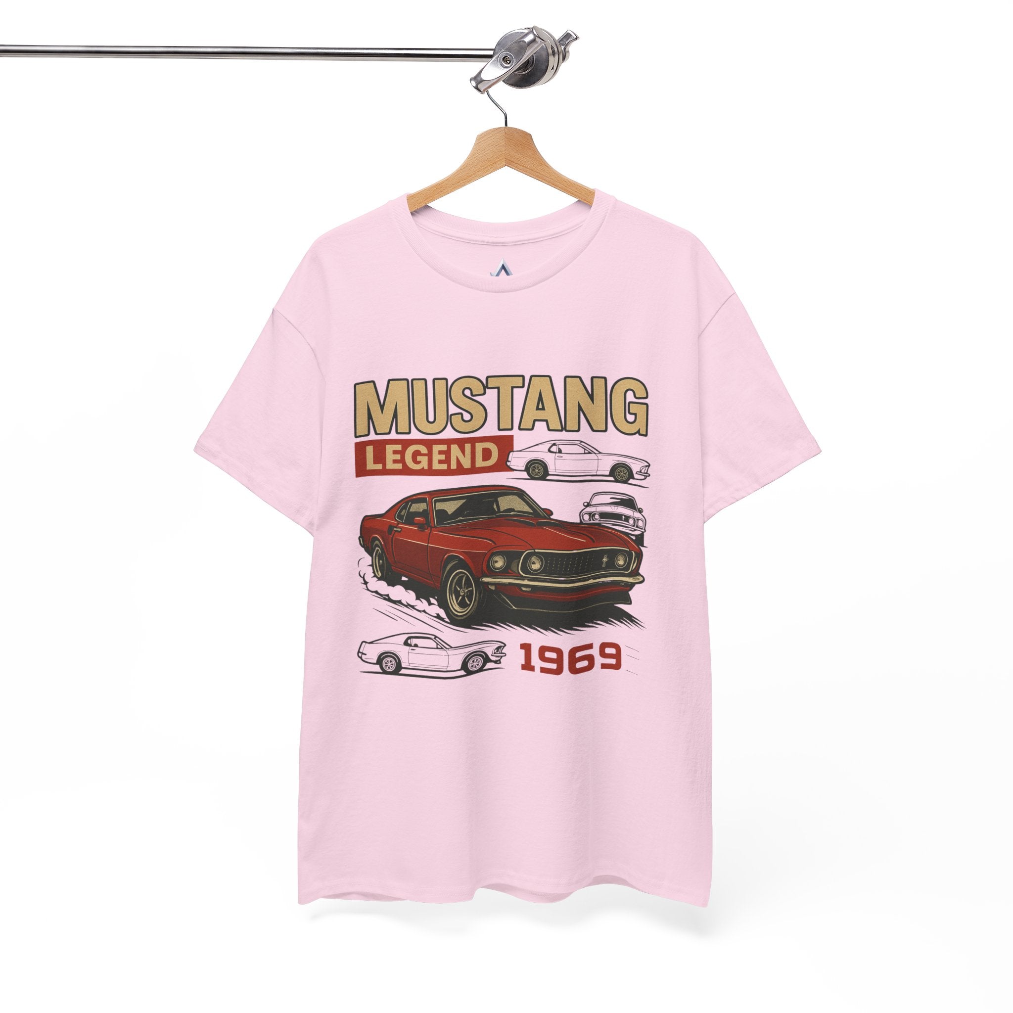 1969 Mustang Legend Unisex Heavy Cotton Tee
