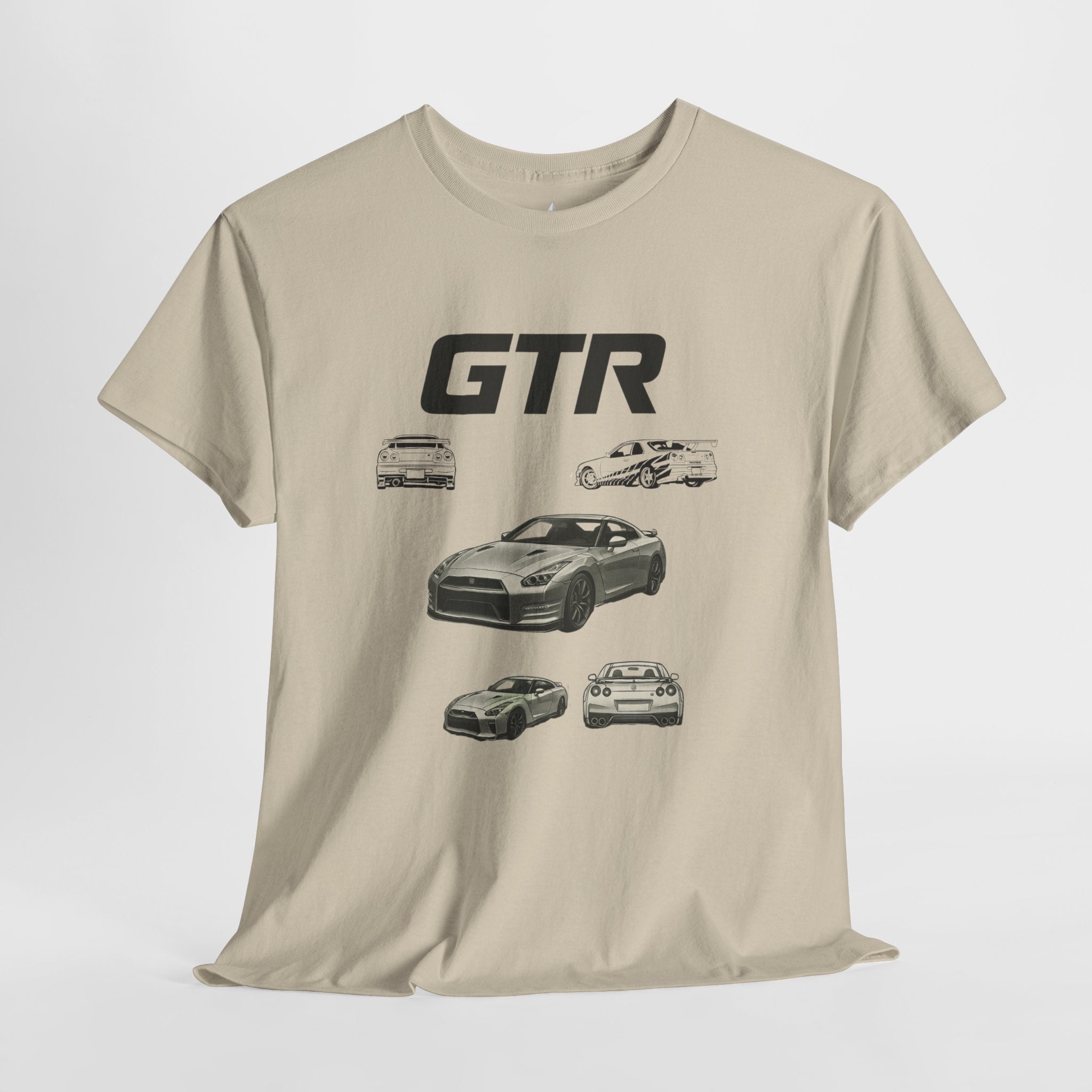 GTR Car Enthusiast Graphic Heavy Cotton Tee