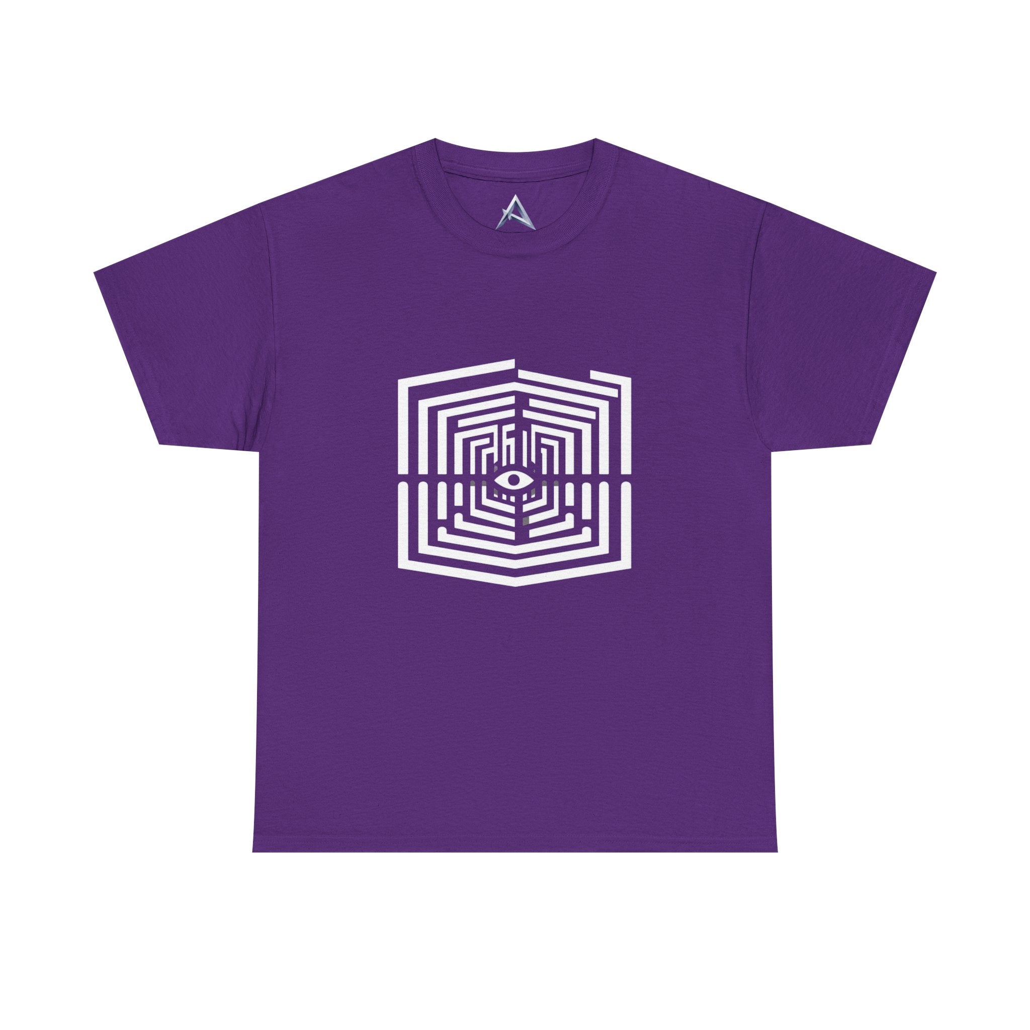 Geometric Maze Heavy Cotton Tee