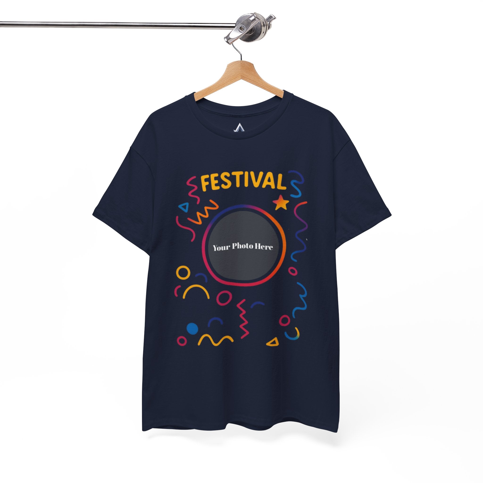 Festival Custom Photo Heavy Cotton Tee