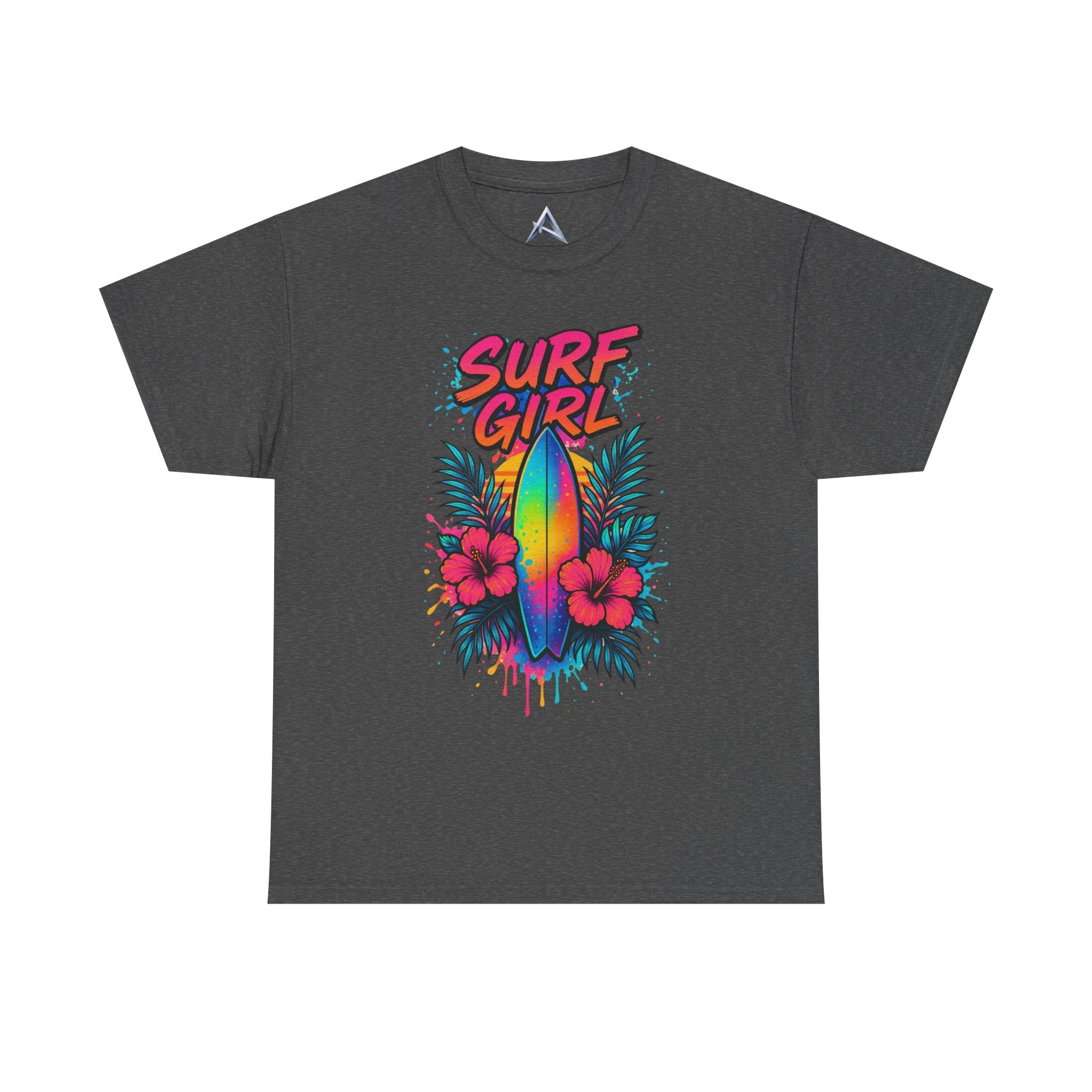 Surf Girl Vintage Heavy Cotton Tee