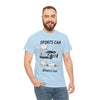 Sporty Car Graphic Heavy Cotton Tee