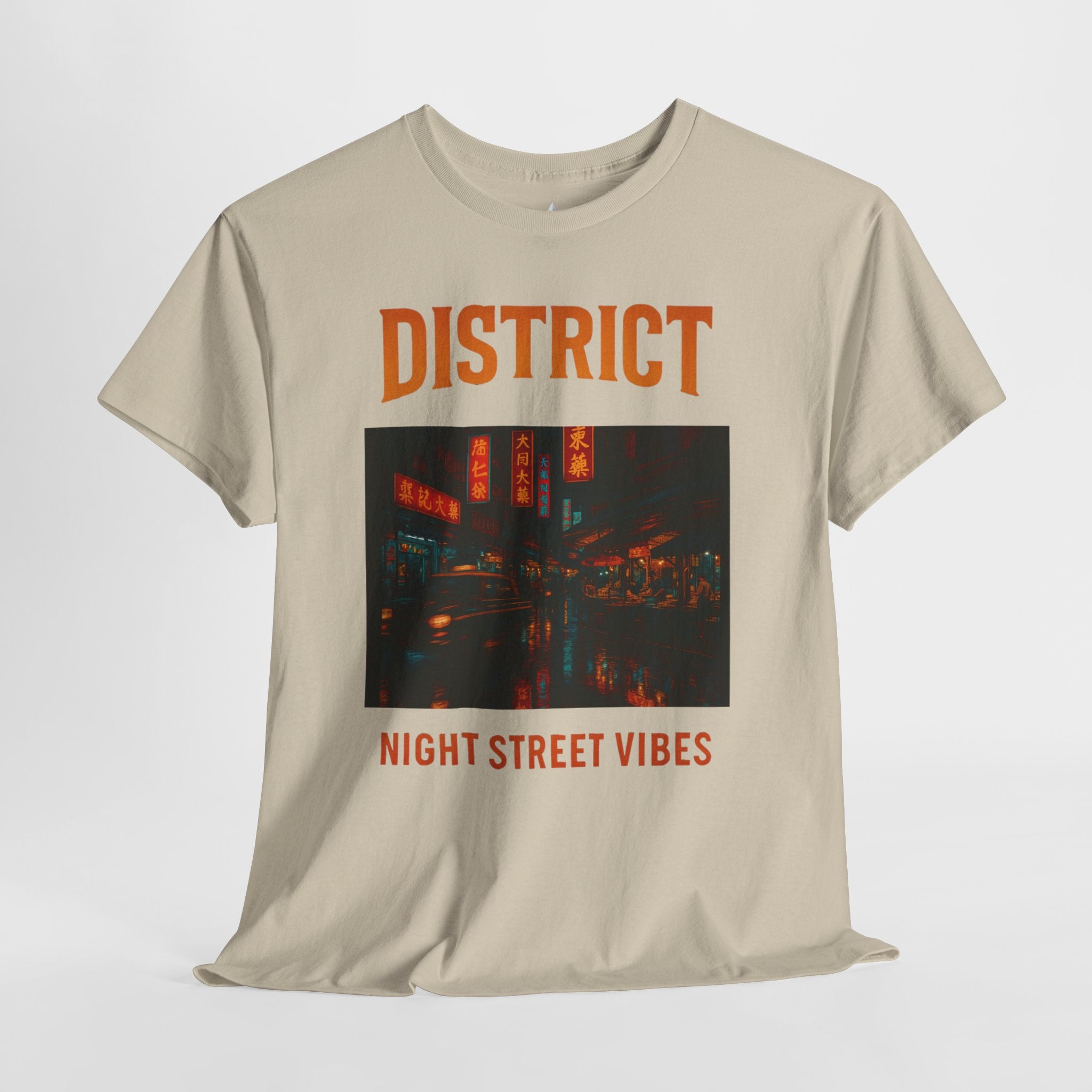District Night Street Vibes Unisex Heavy Cotton Tee