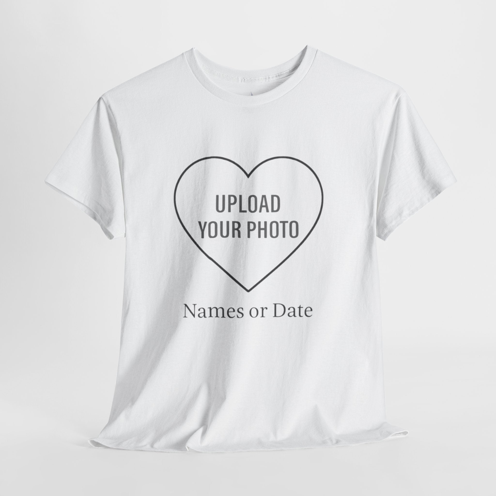 Photo Heart Custom - Heavy Cotton Tee