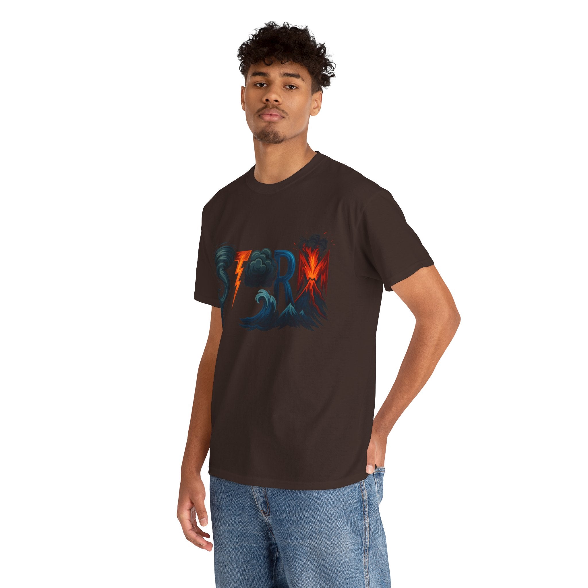 Storm Vibrant Graphic Unisex Heavy Cotton Tee