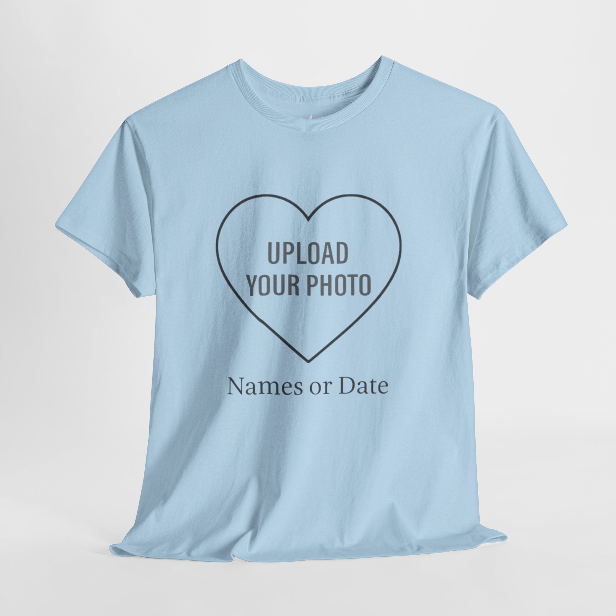 Photo Heart Custom - Heavy Cotton Tee