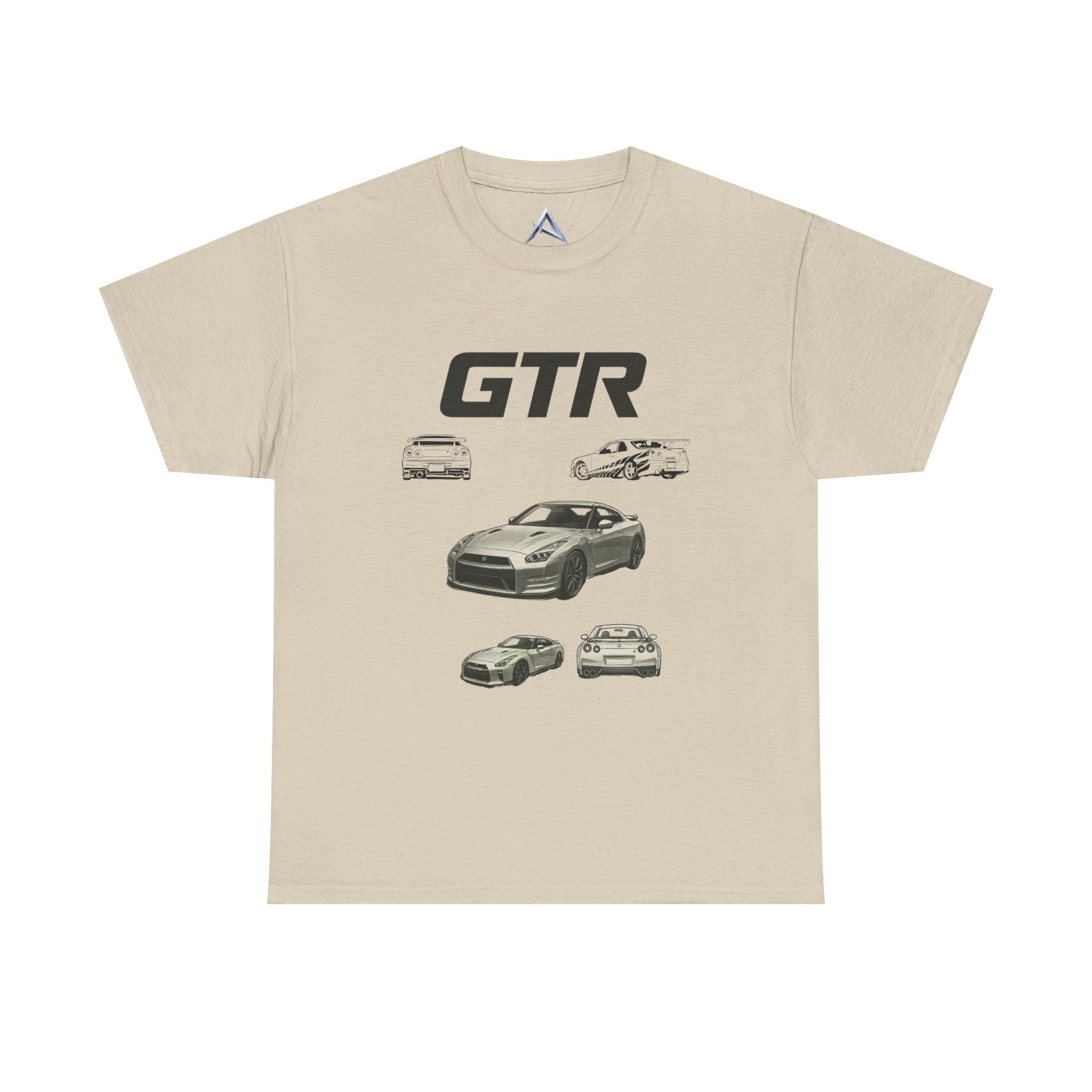 GTR Car Enthusiast Graphic Heavy Cotton Tee
